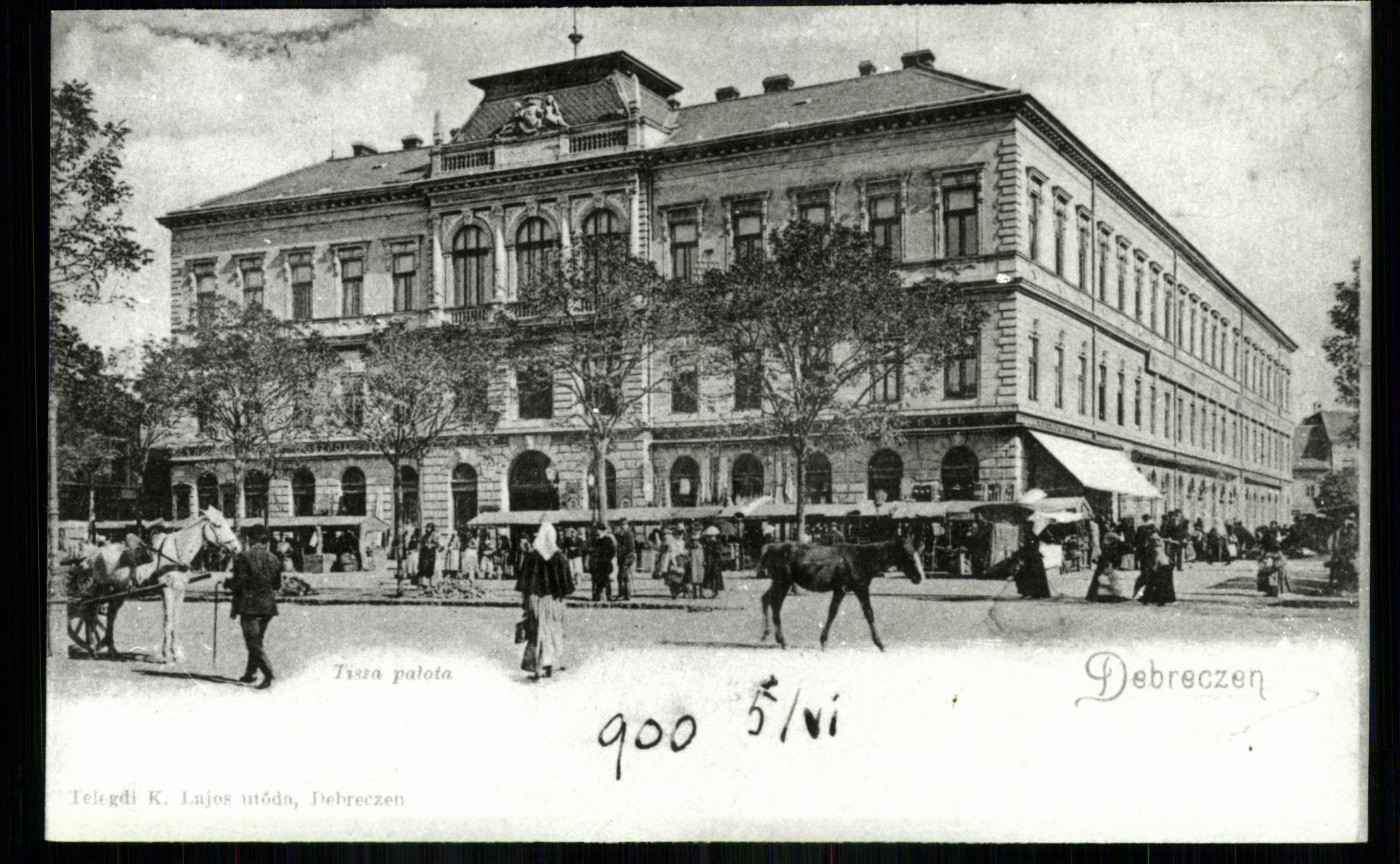 Debrecen; Tisza palota (Magyar Kereskedelmi és Vendéglátóipari Múzeum CC BY-NC-ND)