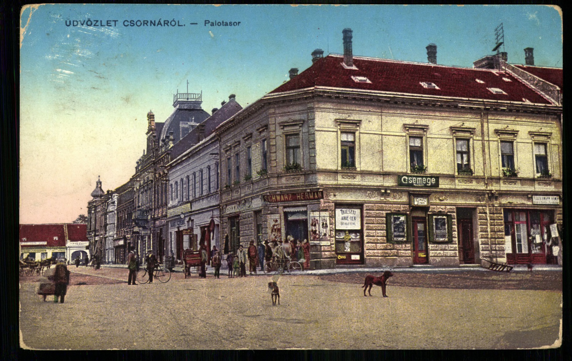 Csorna; Palotasor (Magyar Kereskedelmi és Vendéglátóipari Múzeum CC BY-NC-ND)