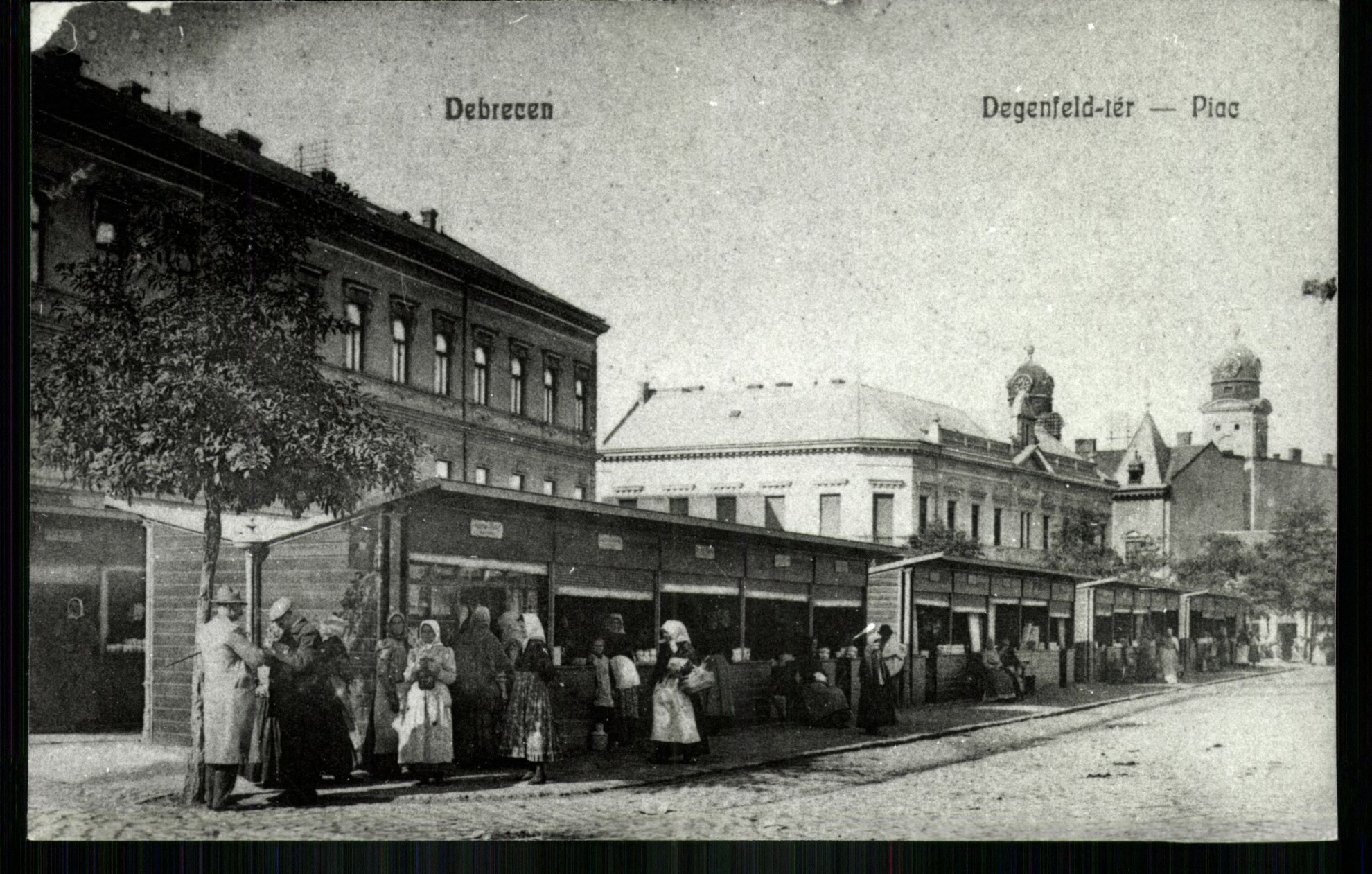 Debrecen; Degenfeld tér - Piac (Magyar Kereskedelmi és Vendéglátóipari Múzeum CC BY-NC-ND)