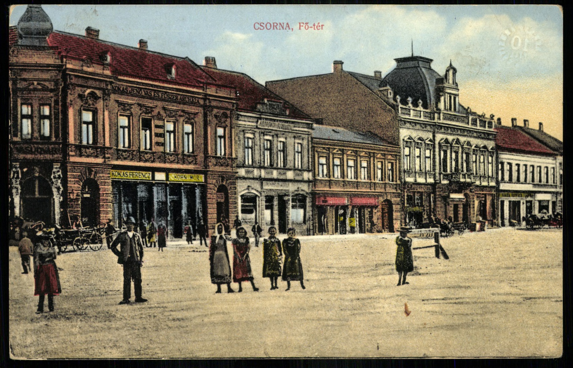 Csorna; Fő tér (Magyar Kereskedelmi és Vendéglátóipari Múzeum CC BY-NC-ND)
