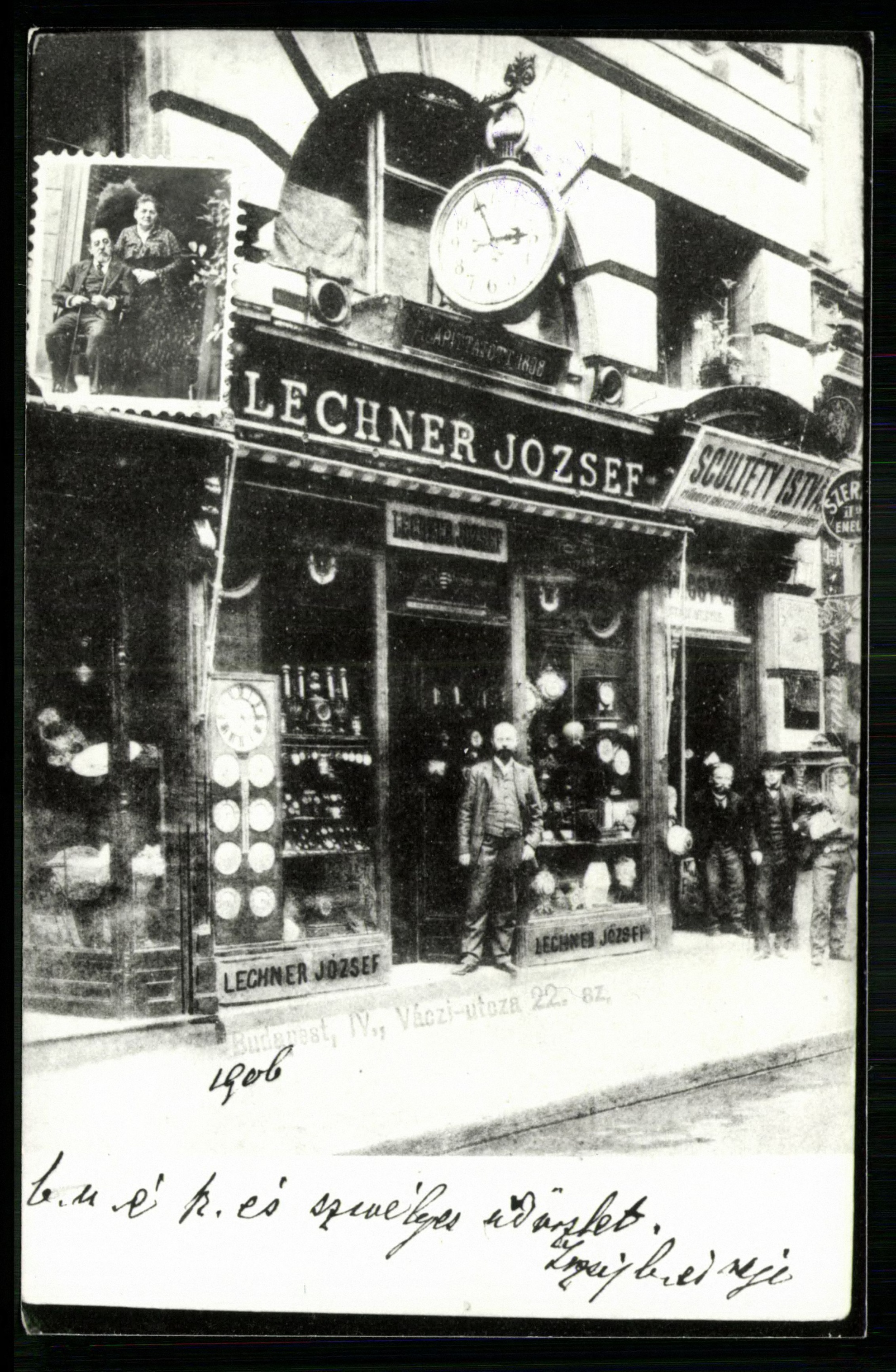 Budapest; Lechner József, V., Váci utca 22. (Magyar Kereskedelmi és Vendéglátóipari Múzeum CC BY-NC-ND)