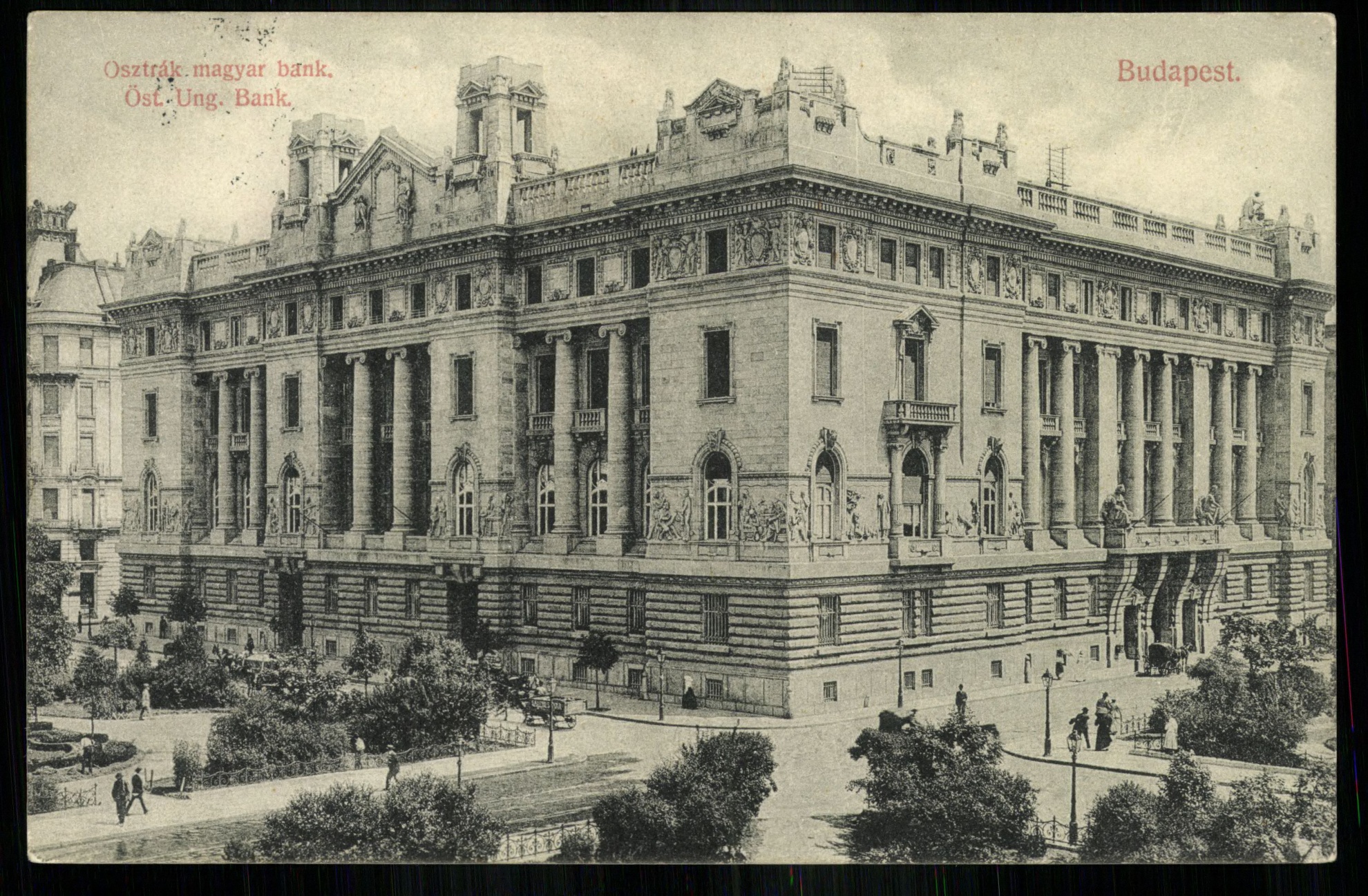 Budapest; Osztrák-Magyar Bank (Magyar Kereskedelmi és Vendéglátóipari Múzeum CC BY-NC-ND)
