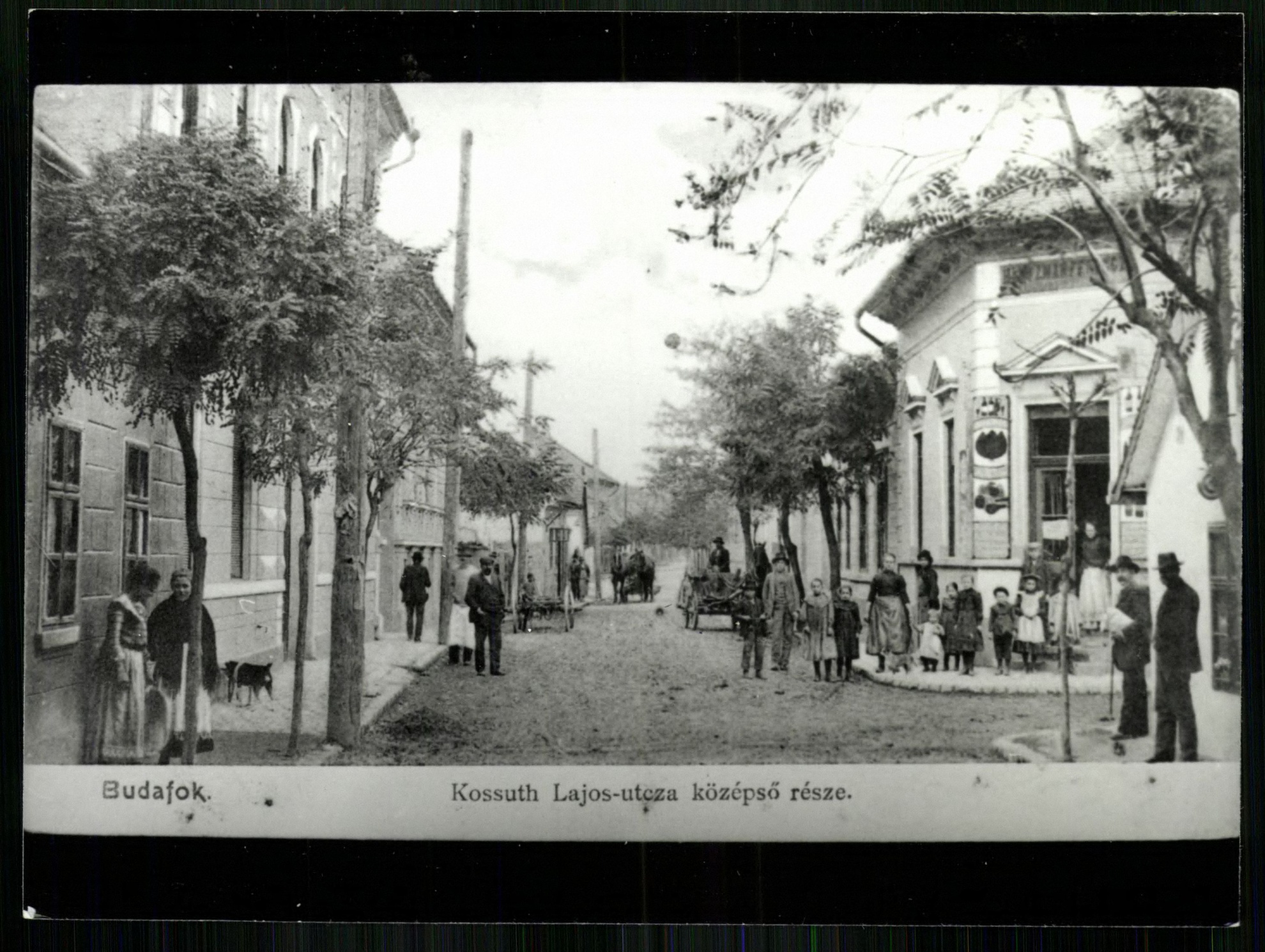 Budafok; Kossuth Lajos utca középső része (Magyar Kereskedelmi és Vendéglátóipari Múzeum CC BY-NC-ND)