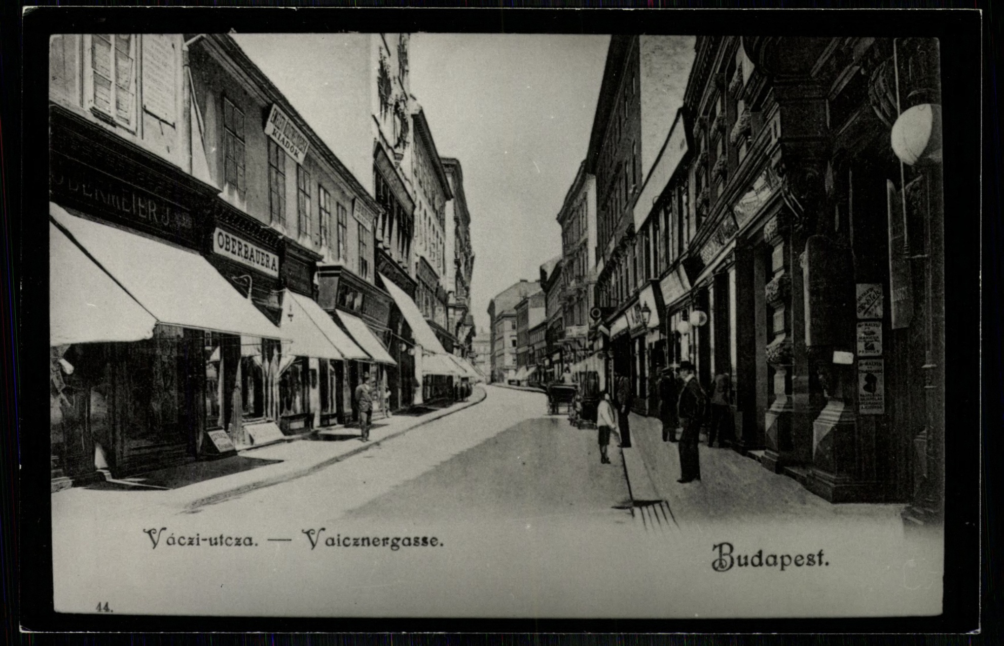 Budapest; Váci utca (Magyar Kereskedelmi és Vendéglátóipari Múzeum CC BY-NC-ND)