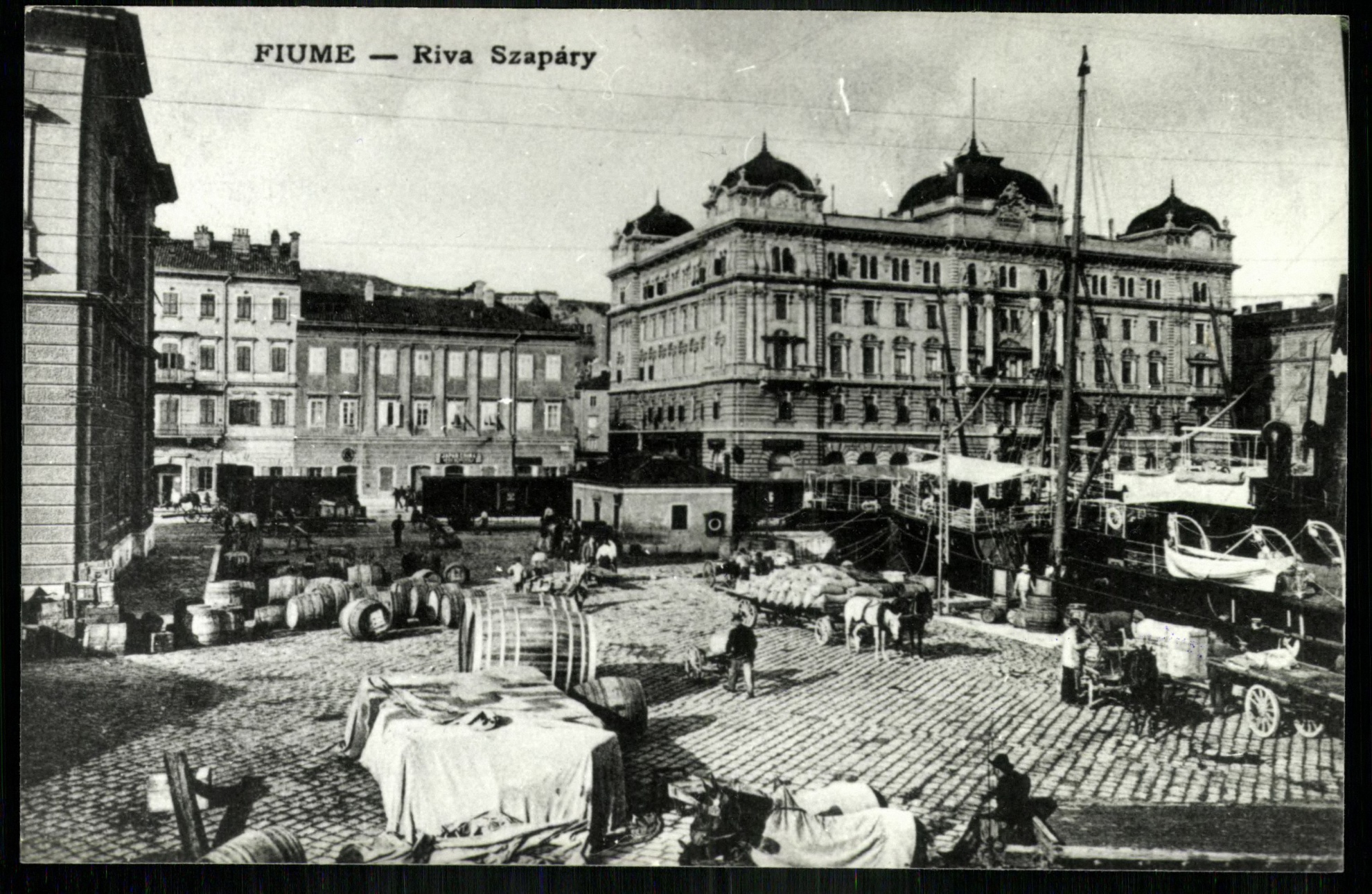 Fiume; Riva Szapáry (Magyar Kereskedelmi és Vendéglátóipari Múzeum CC BY-NC-ND)