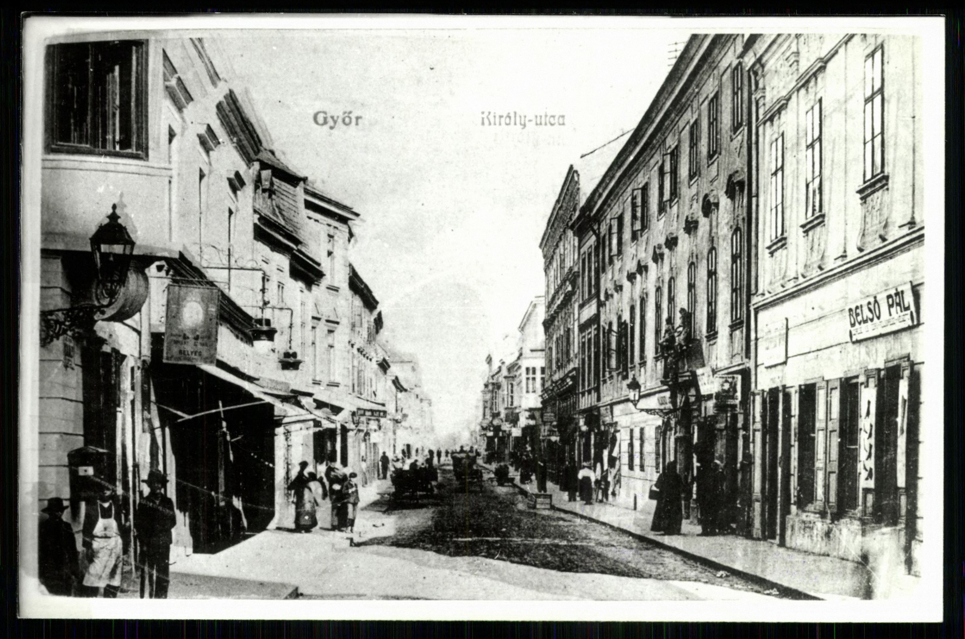 Győr; Király utca (Magyar Kereskedelmi és Vendéglátóipari Múzeum CC BY-NC-ND)