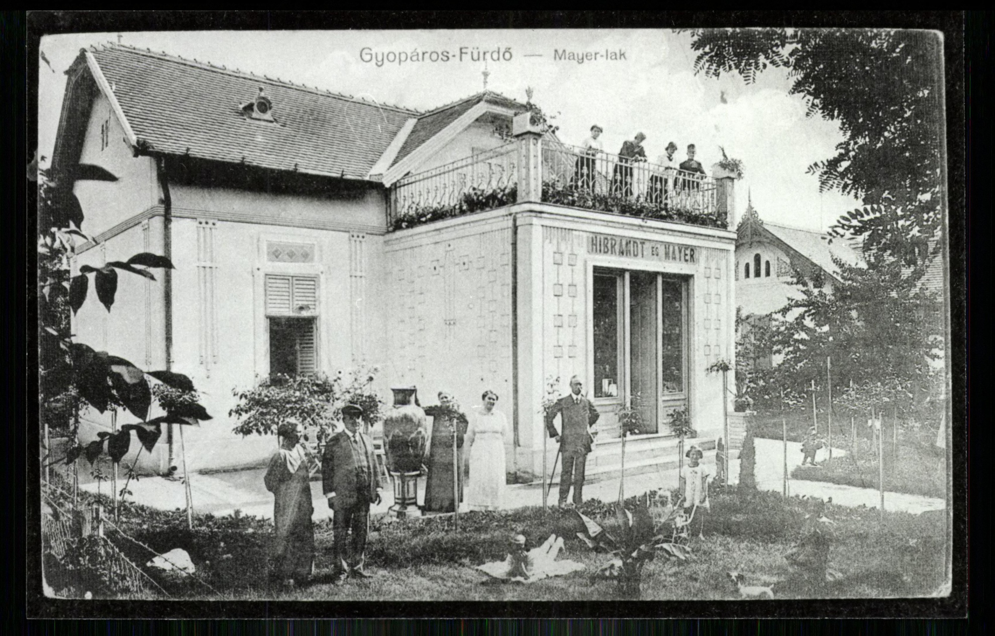 Gyopárosfürdő; Mayer lak (Magyar Kereskedelmi és Vendéglátóipari Múzeum CC BY-NC-ND)