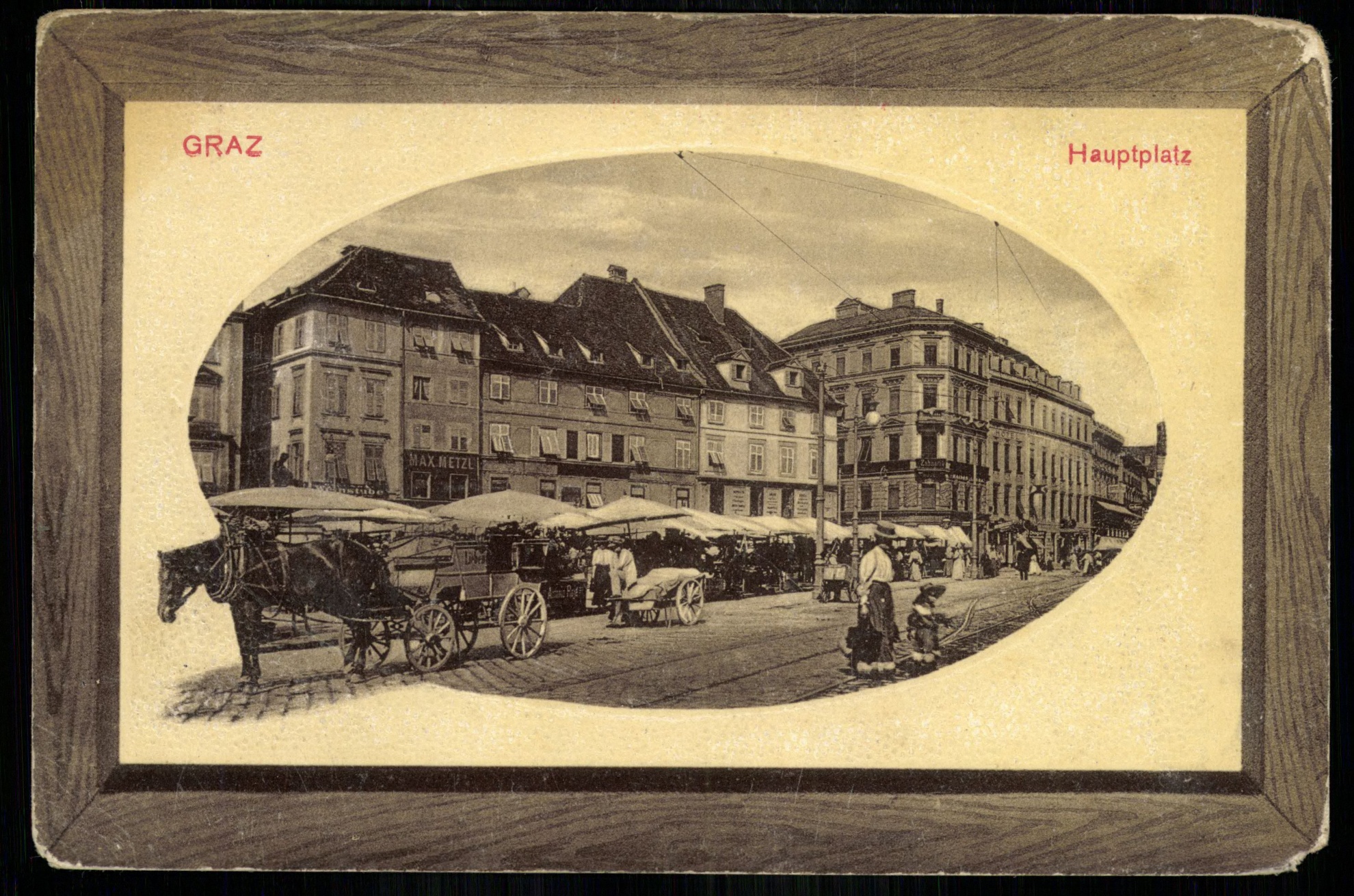 Graz; Hauptplatz (Magyar Kereskedelmi és Vendéglátóipari Múzeum CC BY-NC-ND)
