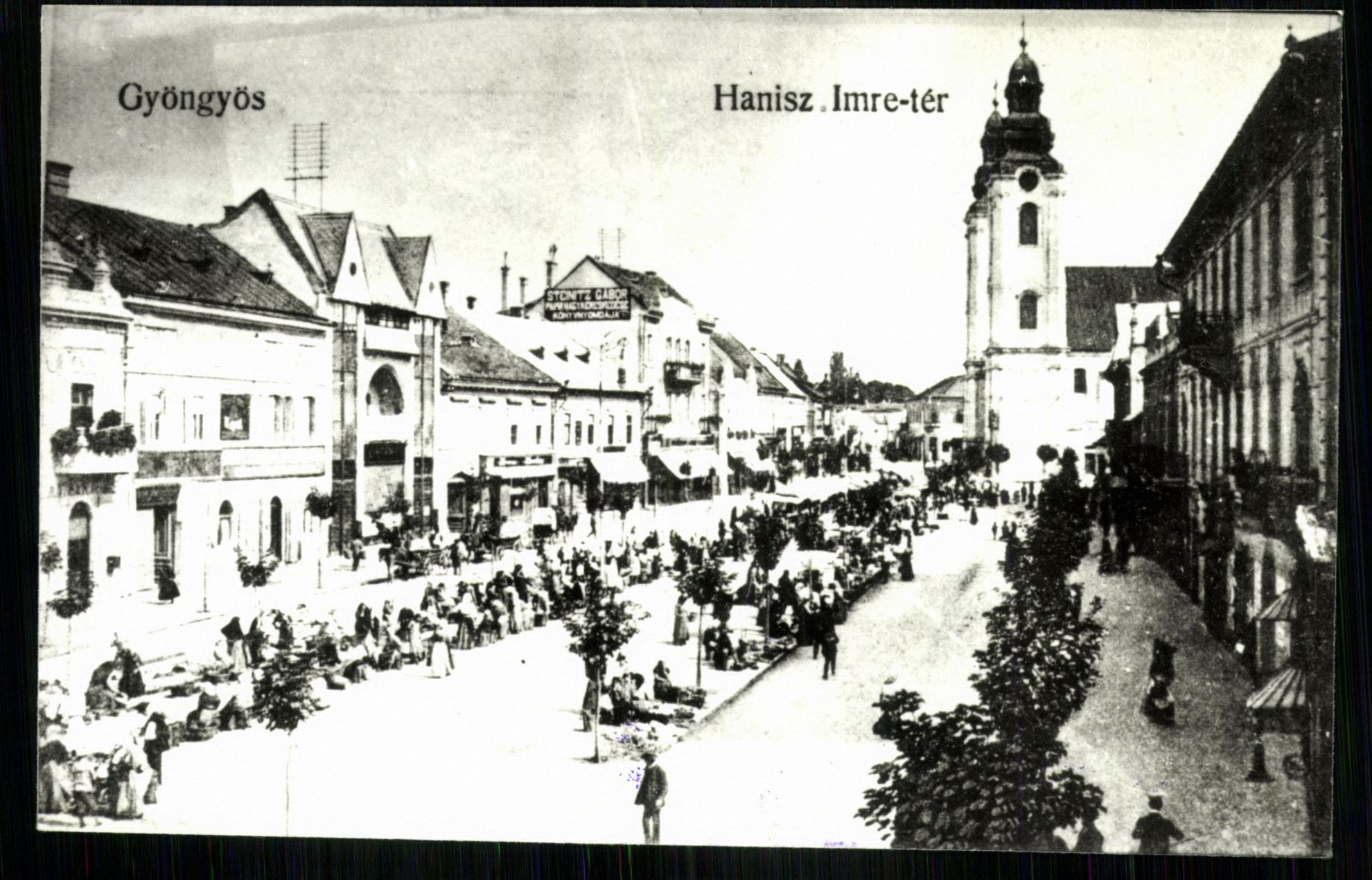 Gyöngyös; Hanisz Imre tér (Magyar Kereskedelmi és Vendéglátóipari Múzeum CC BY-NC-ND)