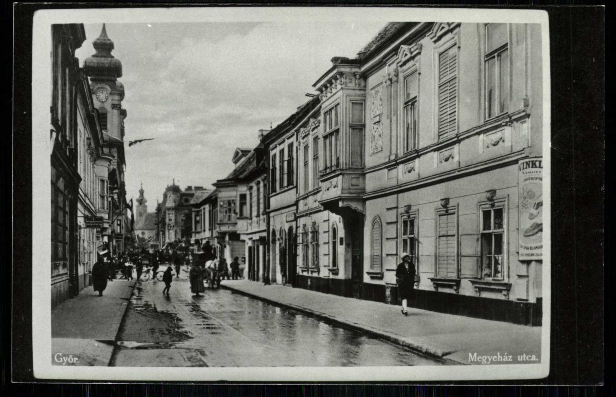 Győr; Megyeház utca (Magyar Kereskedelmi és Vendéglátóipari Múzeum CC BY-NC-ND)