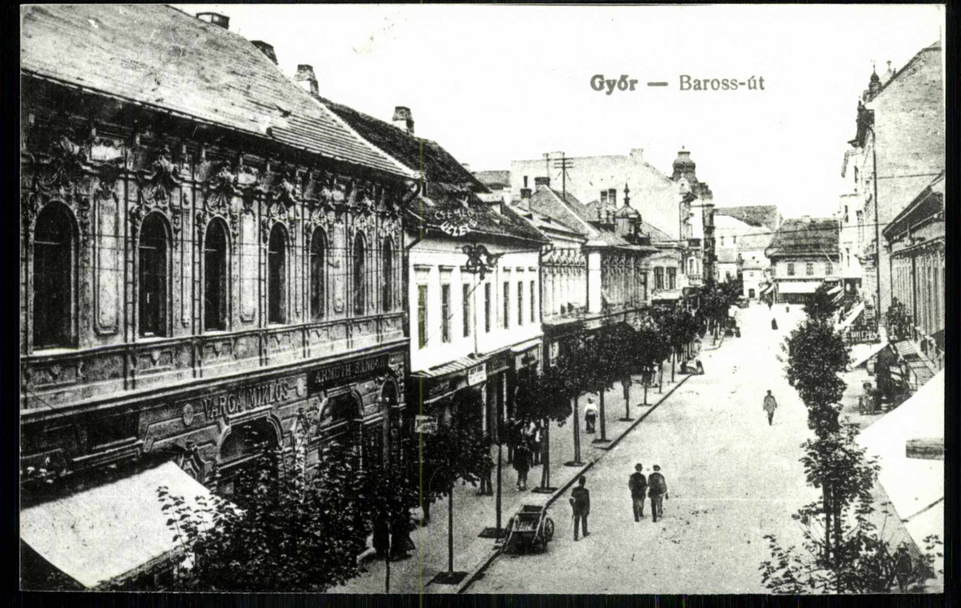 Győr; Baross út (Magyar Kereskedelmi és Vendéglátóipari Múzeum CC BY-NC-ND)