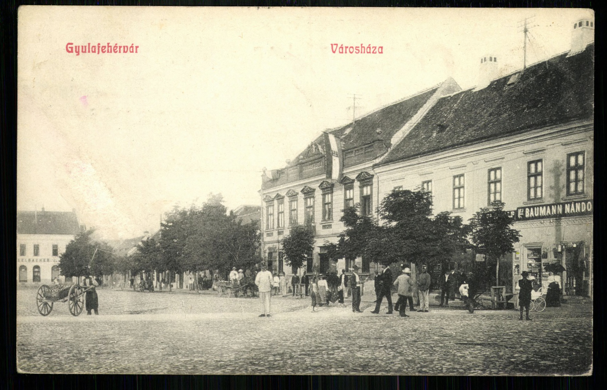 Gyulafehérvár; Városháza (Magyar Kereskedelmi és Vendéglátóipari Múzeum CC BY-NC-ND)
