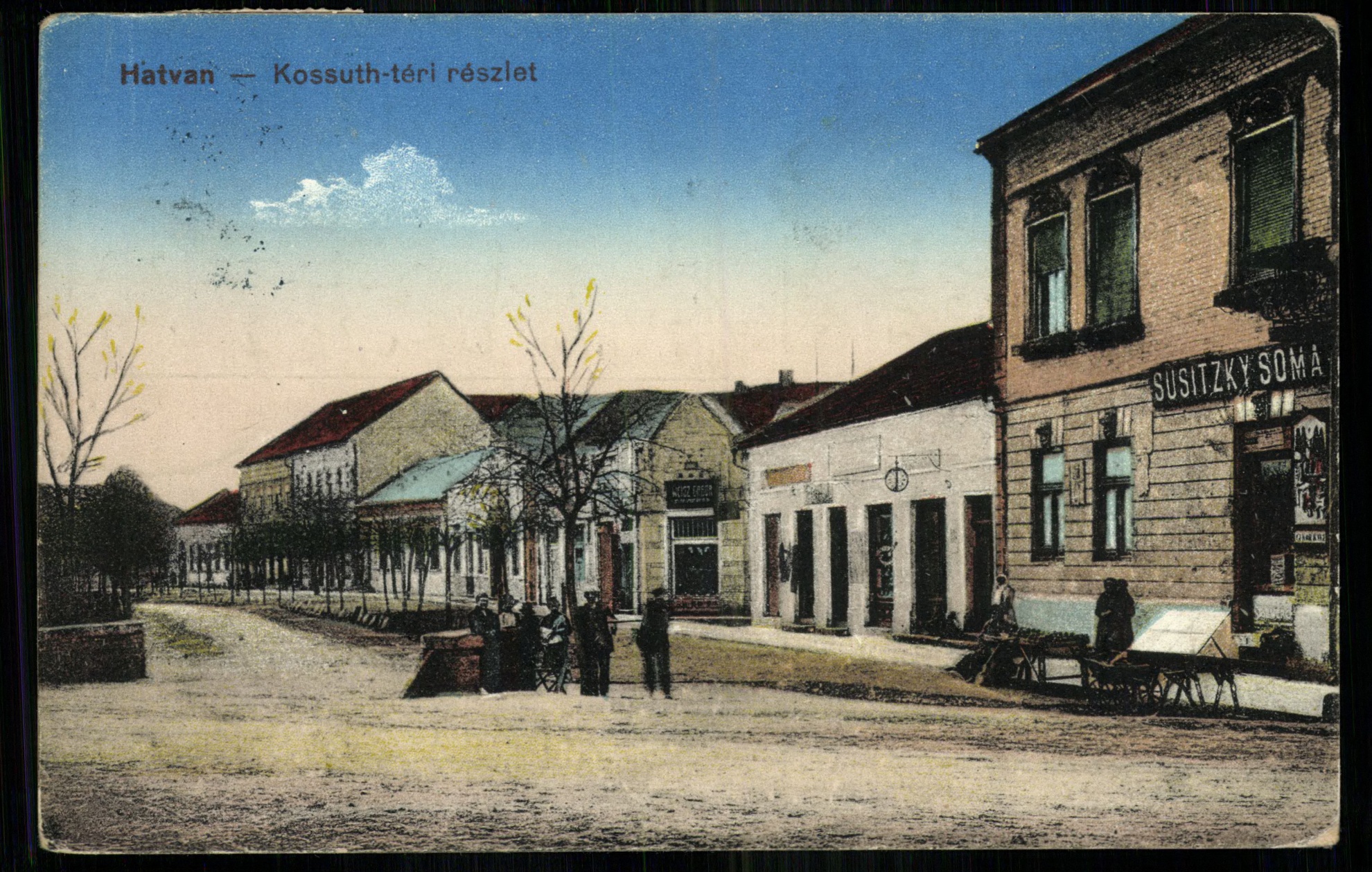 Hatvan; Kossuth téri részlet (Magyar Kereskedelmi és Vendéglátóipari Múzeum CC BY-NC-ND)