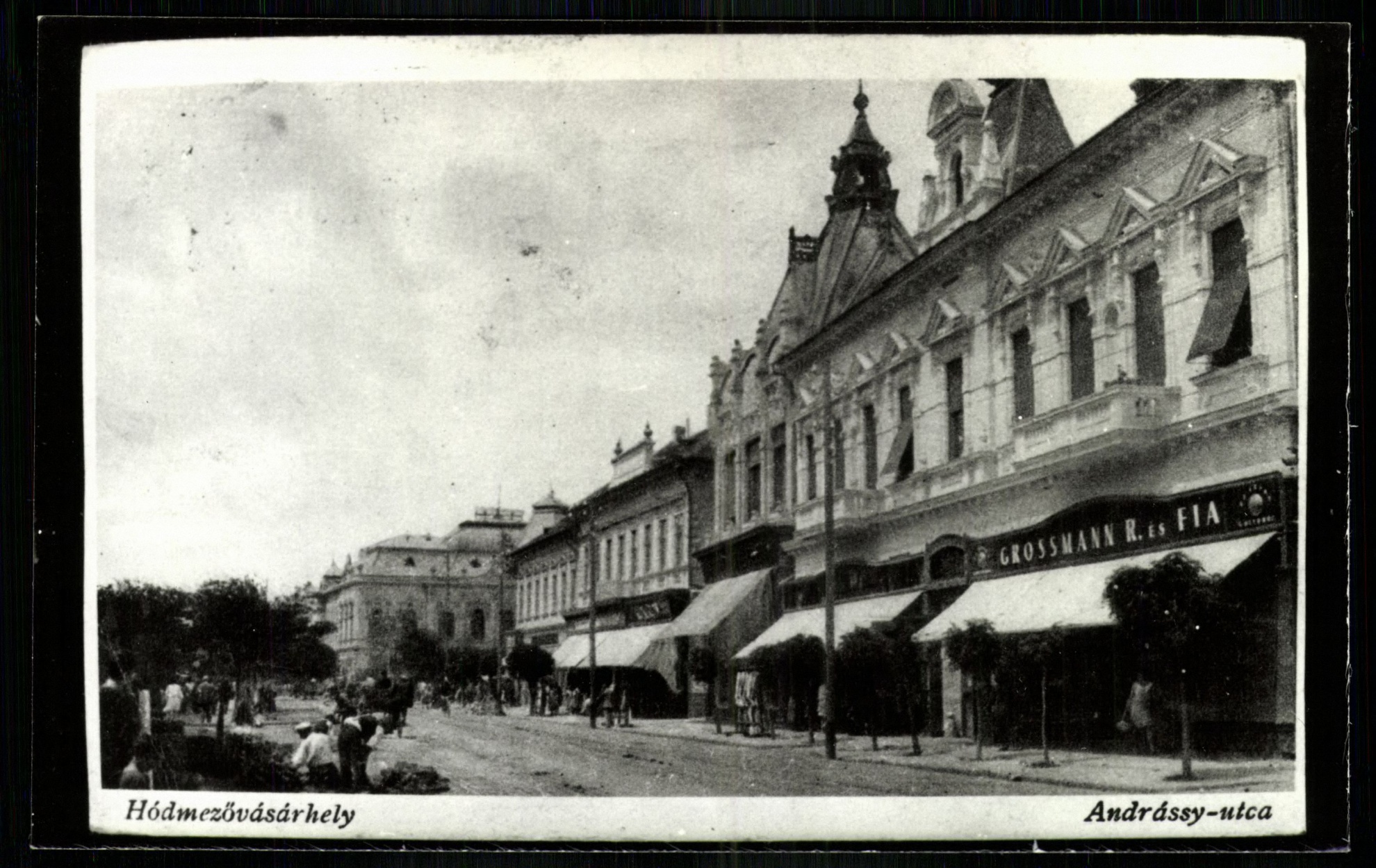 Hódmezővásárhely; Andrássy utca (Magyar Kereskedelmi és Vendéglátóipari Múzeum CC BY-NC-ND)