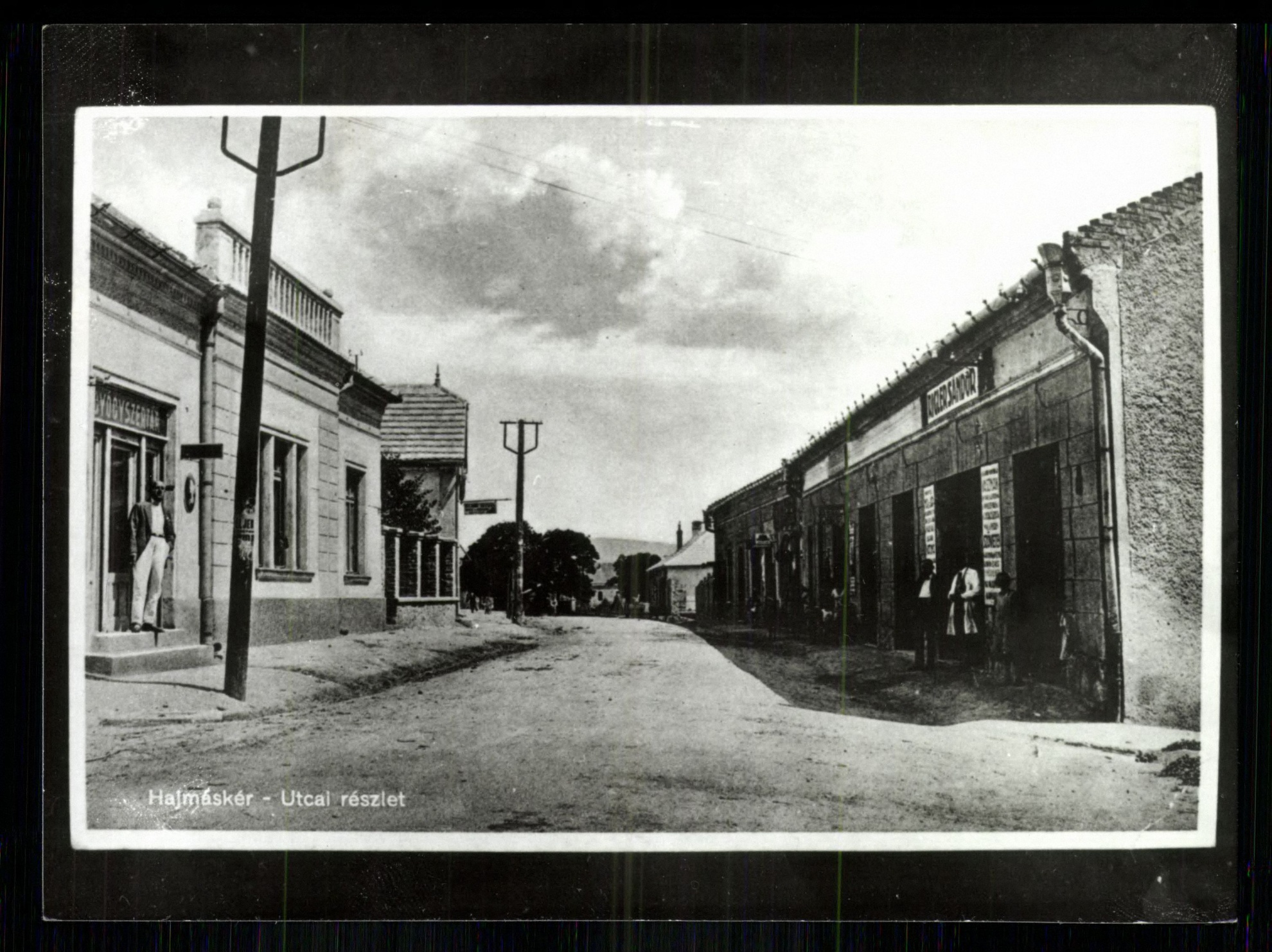 Hajmáskér; Utcai részlet (Magyar Kereskedelmi és Vendéglátóipari Múzeum CC BY-NC-ND)