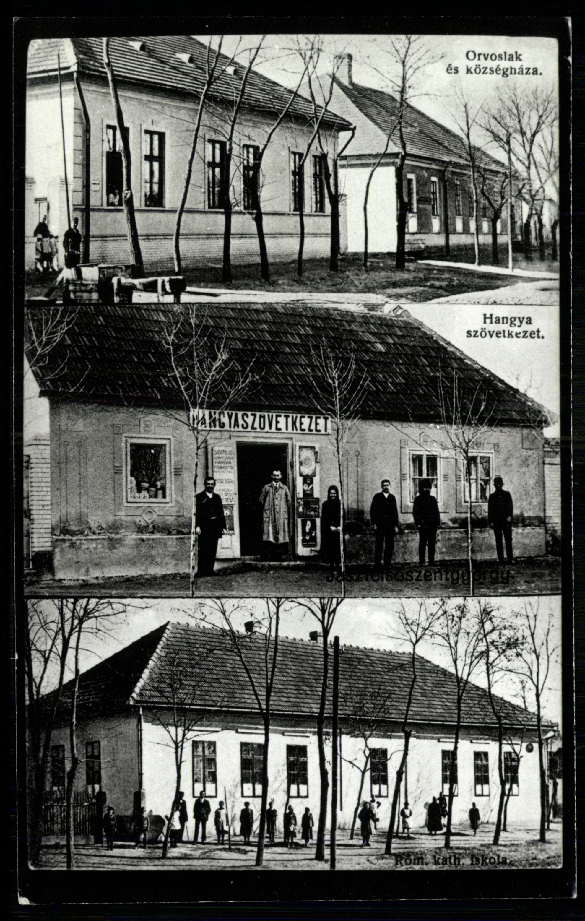 nt; Orvoslak és Községháza; Hangya Szövetkezet (Magyar Kereskedelmi és Vendéglátóipari Múzeum CC BY-NC-ND)