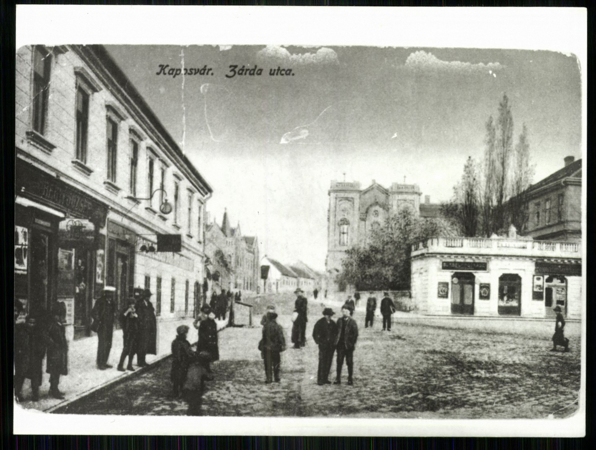 Kaposvár; Zárda utca (Magyar Kereskedelmi és Vendéglátóipari Múzeum CC BY-NC-ND)