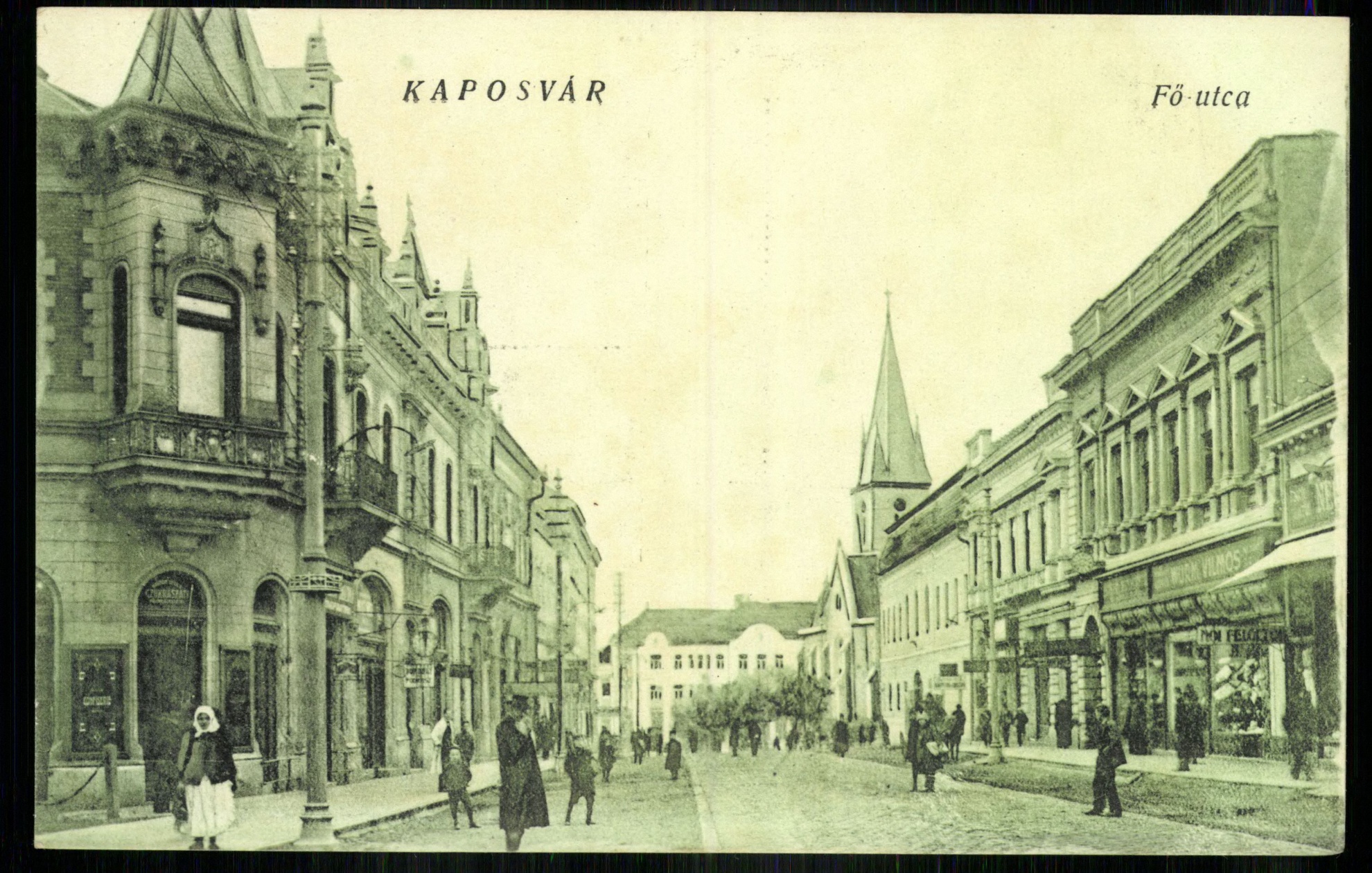 Kaposvár; Fő utca (Magyar Kereskedelmi és Vendéglátóipari Múzeum CC BY-NC-ND)