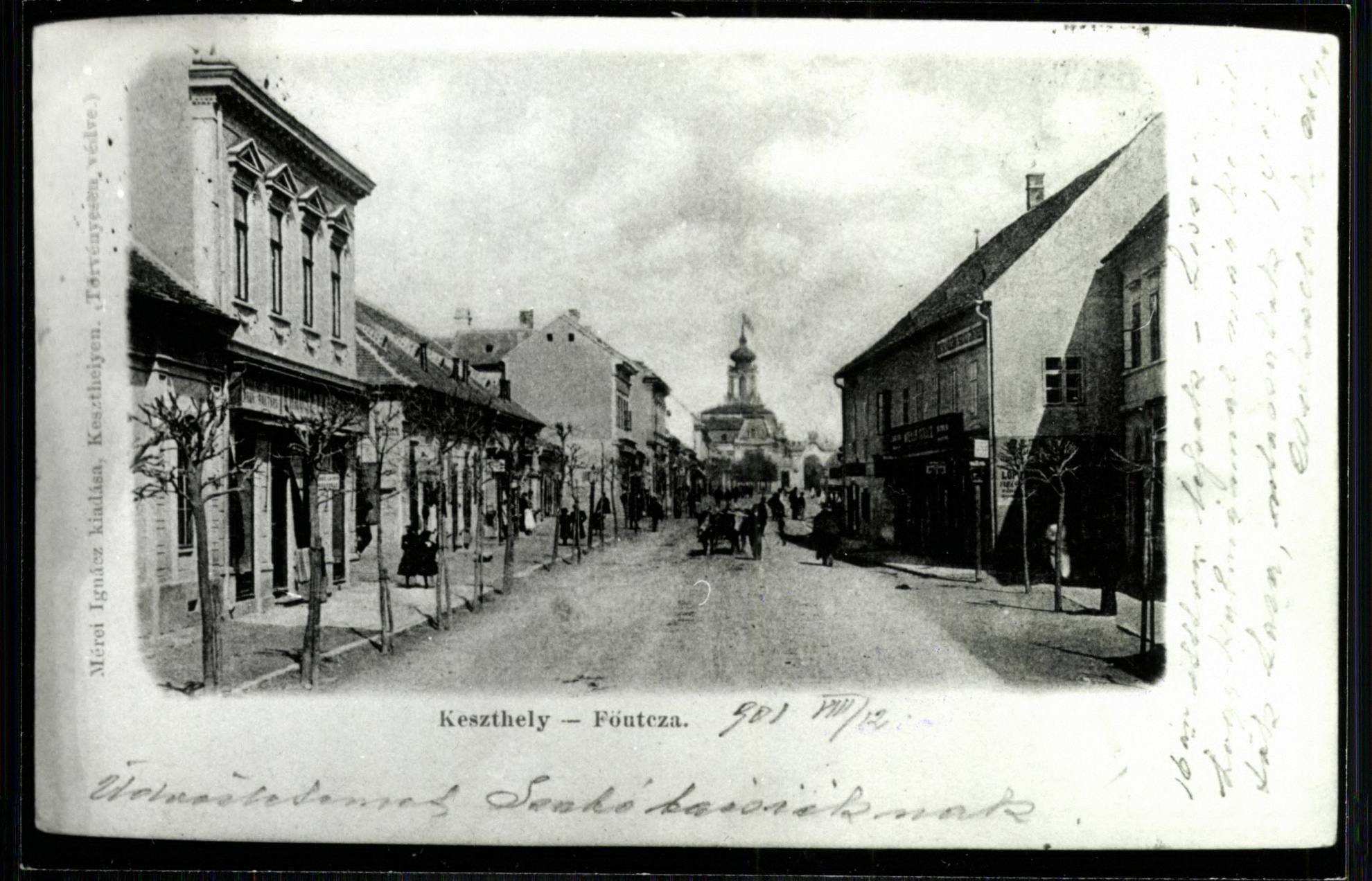 Keszthely; Fő utca (Magyar Kereskedelmi és Vendéglátóipari Múzeum CC BY-NC-ND)