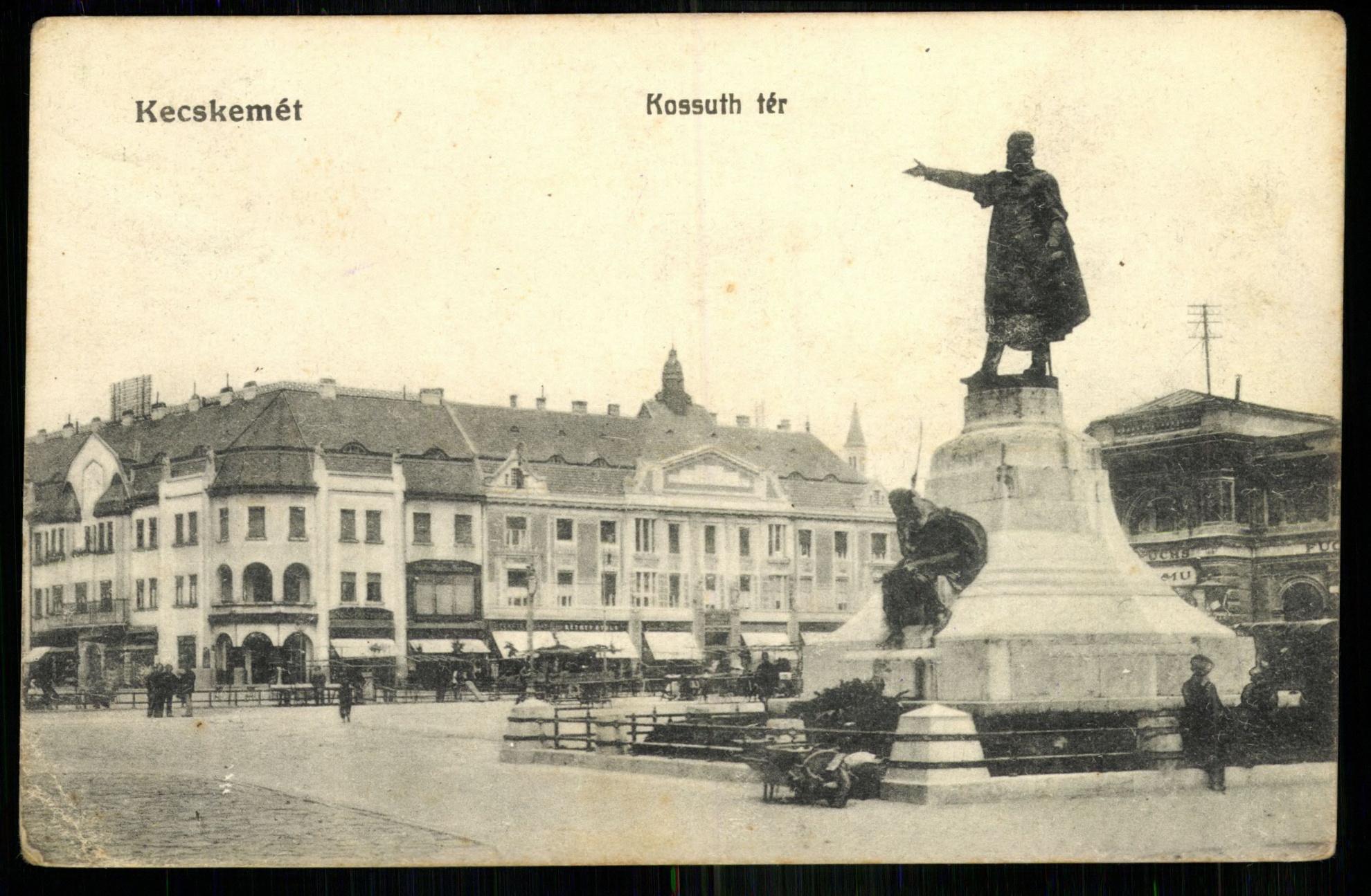 Kecskemét; Kossuth tér (Magyar Kereskedelmi és Vendéglátóipari Múzeum CC BY-NC-ND)