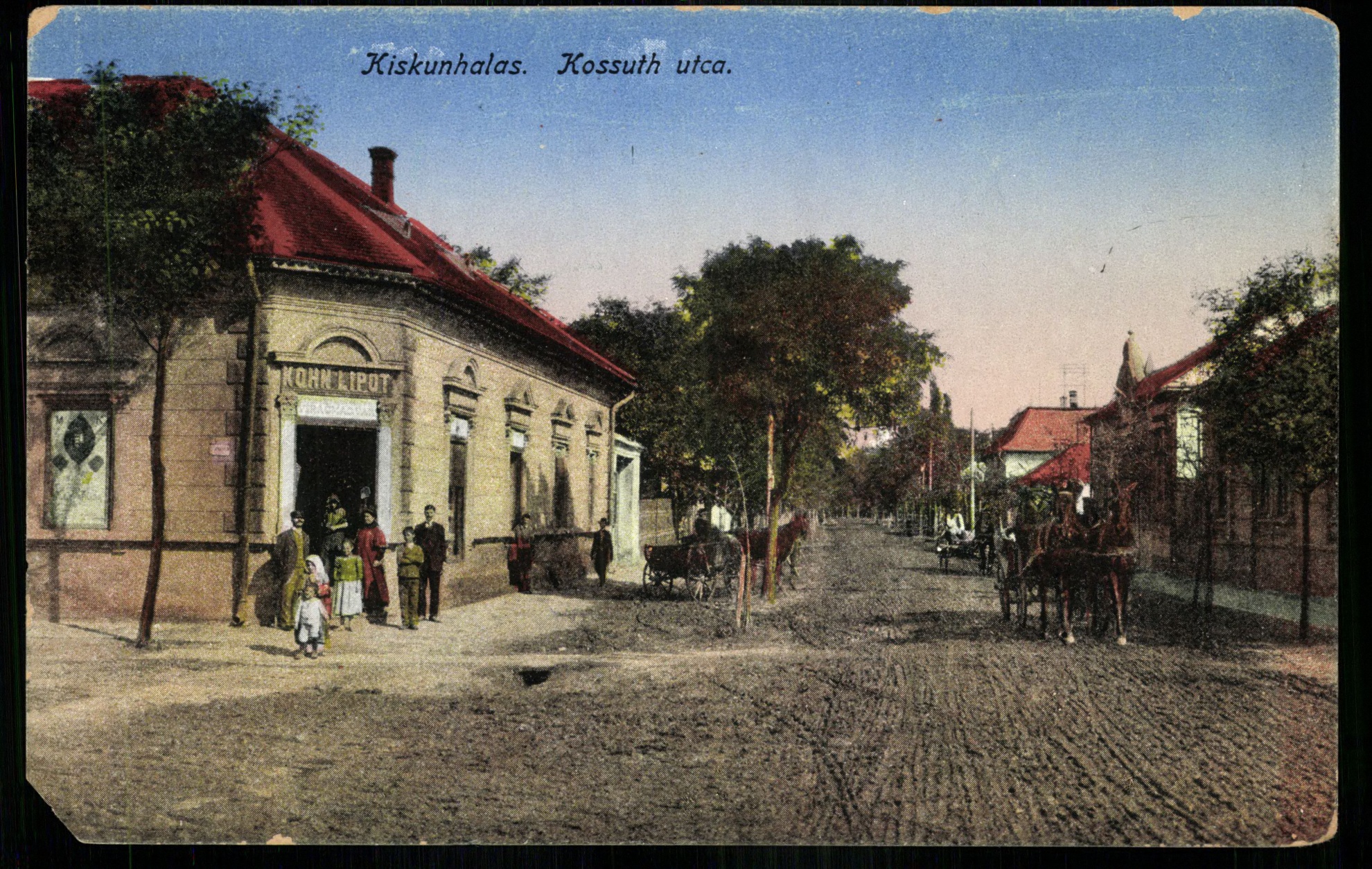 Kiskunhalas; Kossuth utca (Magyar Kereskedelmi és Vendéglátóipari Múzeum CC BY-NC-ND)