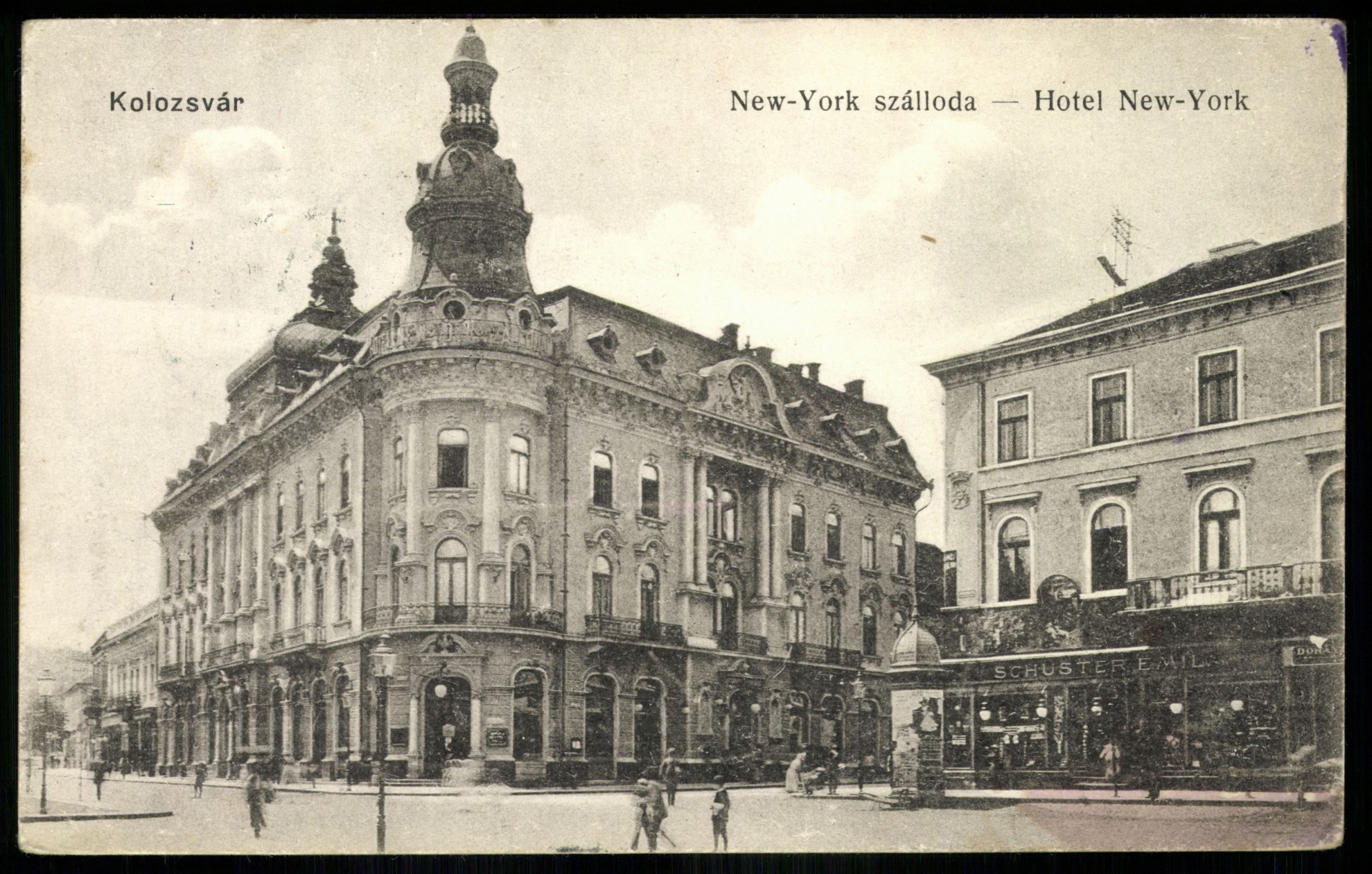 Kolozsvár; New York Szálloda (Magyar Kereskedelmi és Vendéglátóipari Múzeum CC BY-NC-ND)