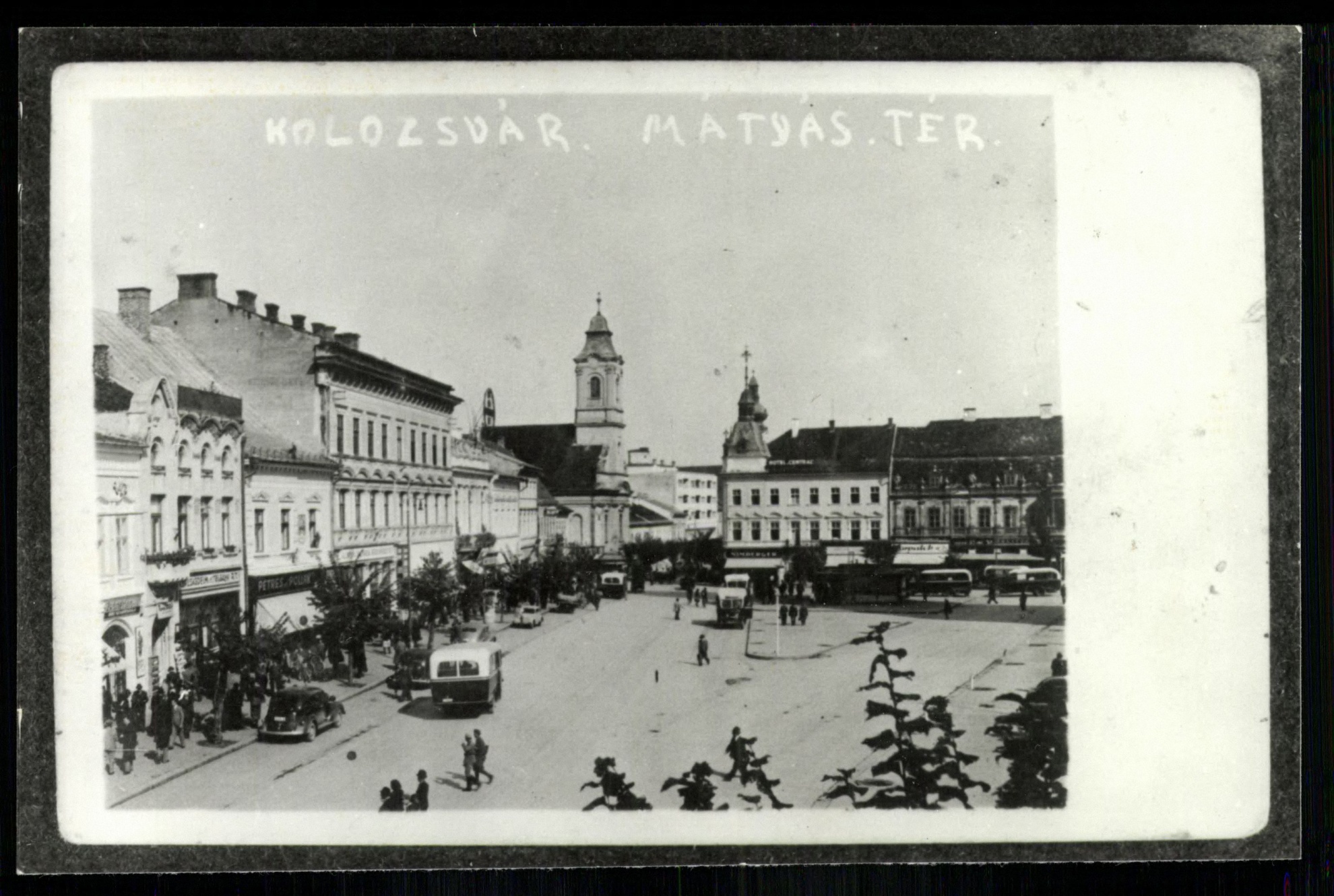 Kolozsvár; Mátyás tér (Magyar Kereskedelmi és Vendéglátóipari Múzeum CC BY-NC-ND)
