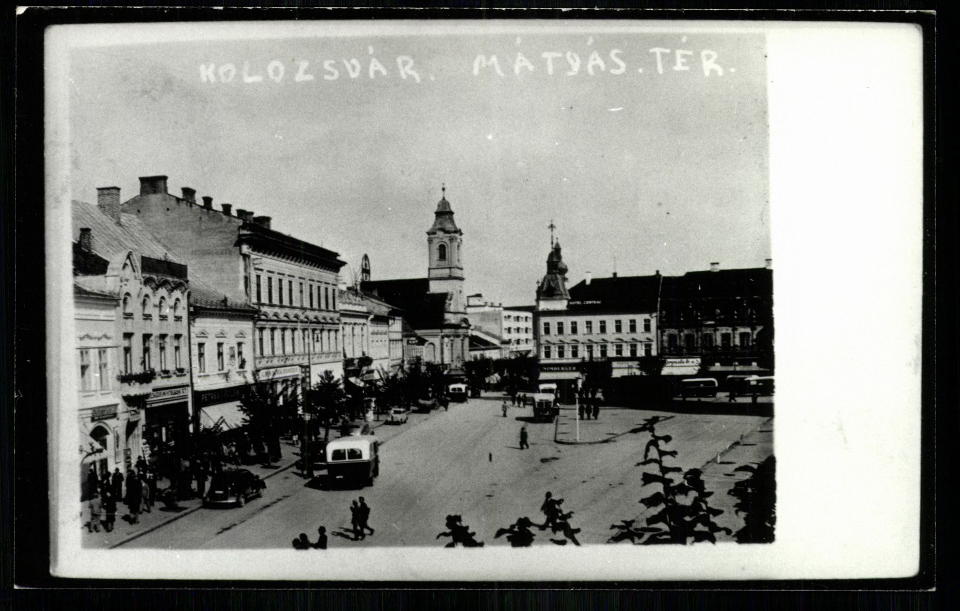Kolozsvár; Mátyás tér (Magyar Kereskedelmi és Vendéglátóipari Múzeum CC BY-NC-ND)