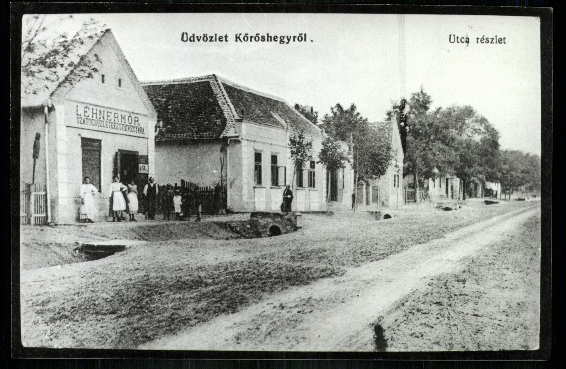 Kőröshegy; Utcarészlet (Magyar Kereskedelmi és Vendéglátóipari Múzeum CC BY-NC-ND)