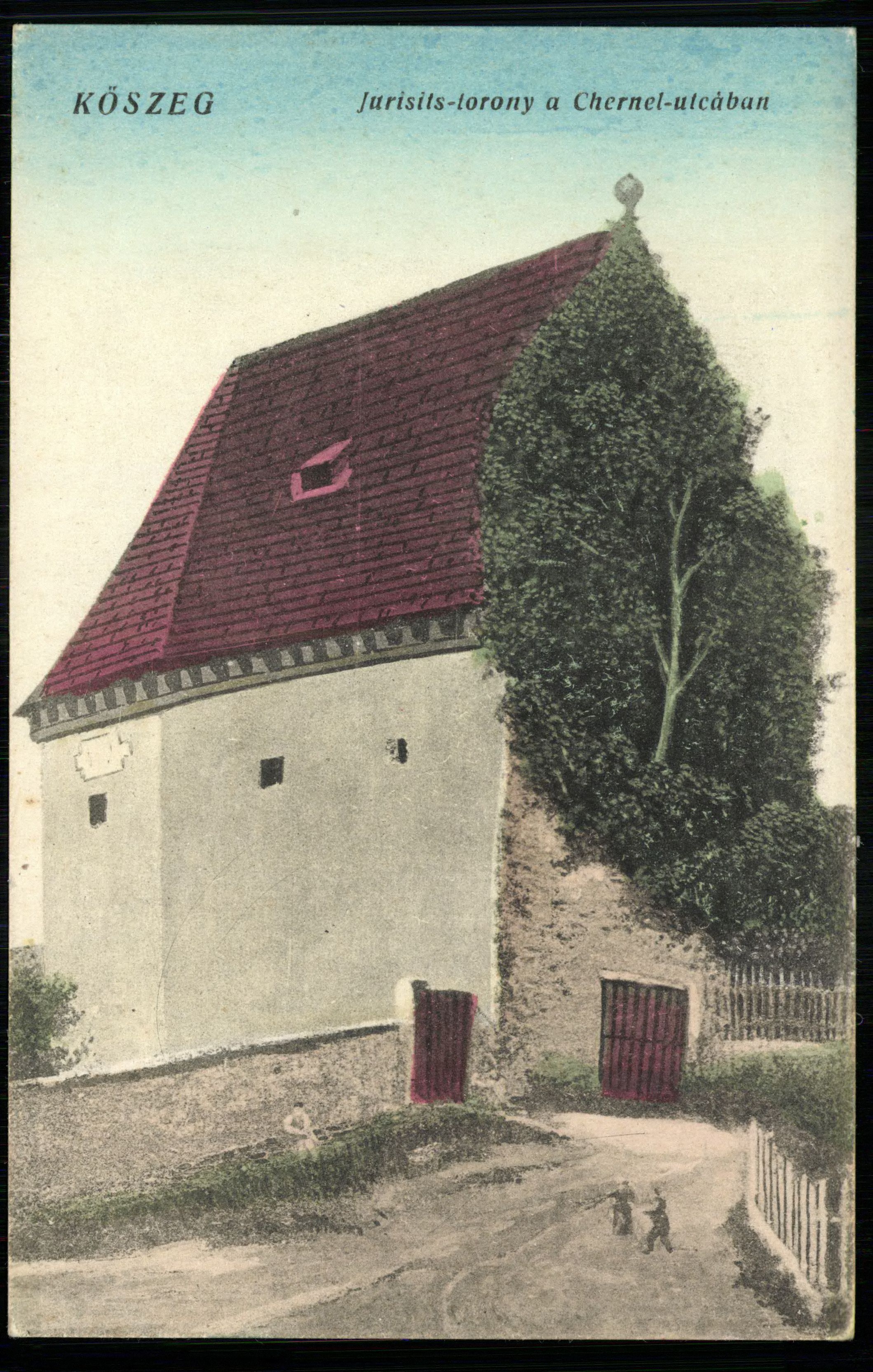 Kőszeg; Jurisits torony a Chernel utcában (Magyar Kereskedelmi és Vendéglátóipari Múzeum CC BY-NC-ND)