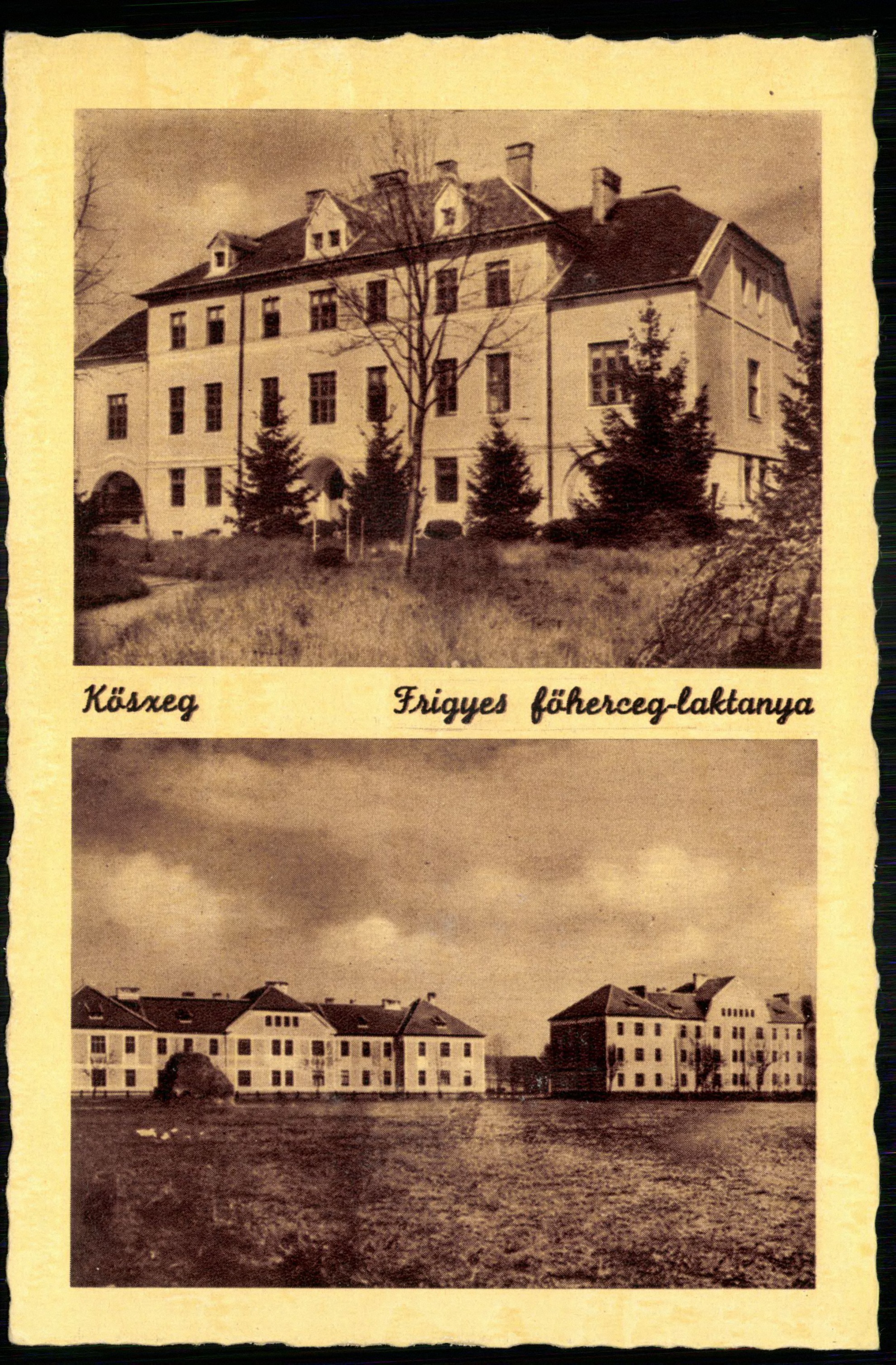 Kőszeg; Frigyes főherceg Laktanya (Magyar Kereskedelmi és Vendéglátóipari Múzeum CC BY-NC-ND)