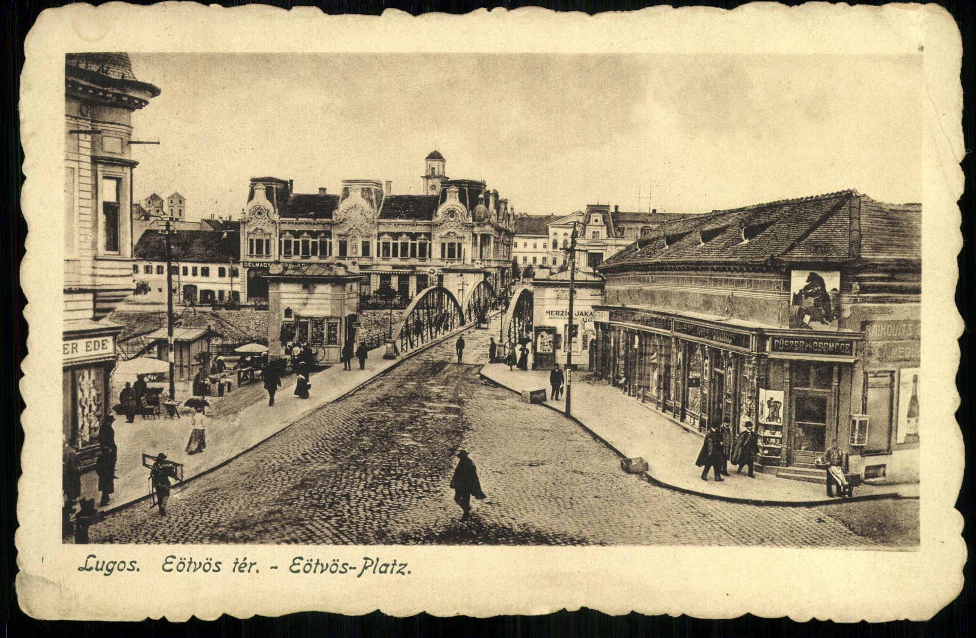 Lugos; Eötvös tér (Magyar Kereskedelmi és Vendéglátóipari Múzeum CC BY-NC-ND)