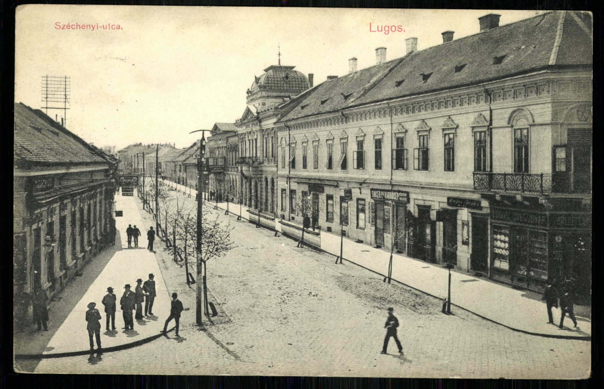 Lugos; Széchenyi utca (Magyar Kereskedelmi és Vendéglátóipari Múzeum CC BY-NC-ND)