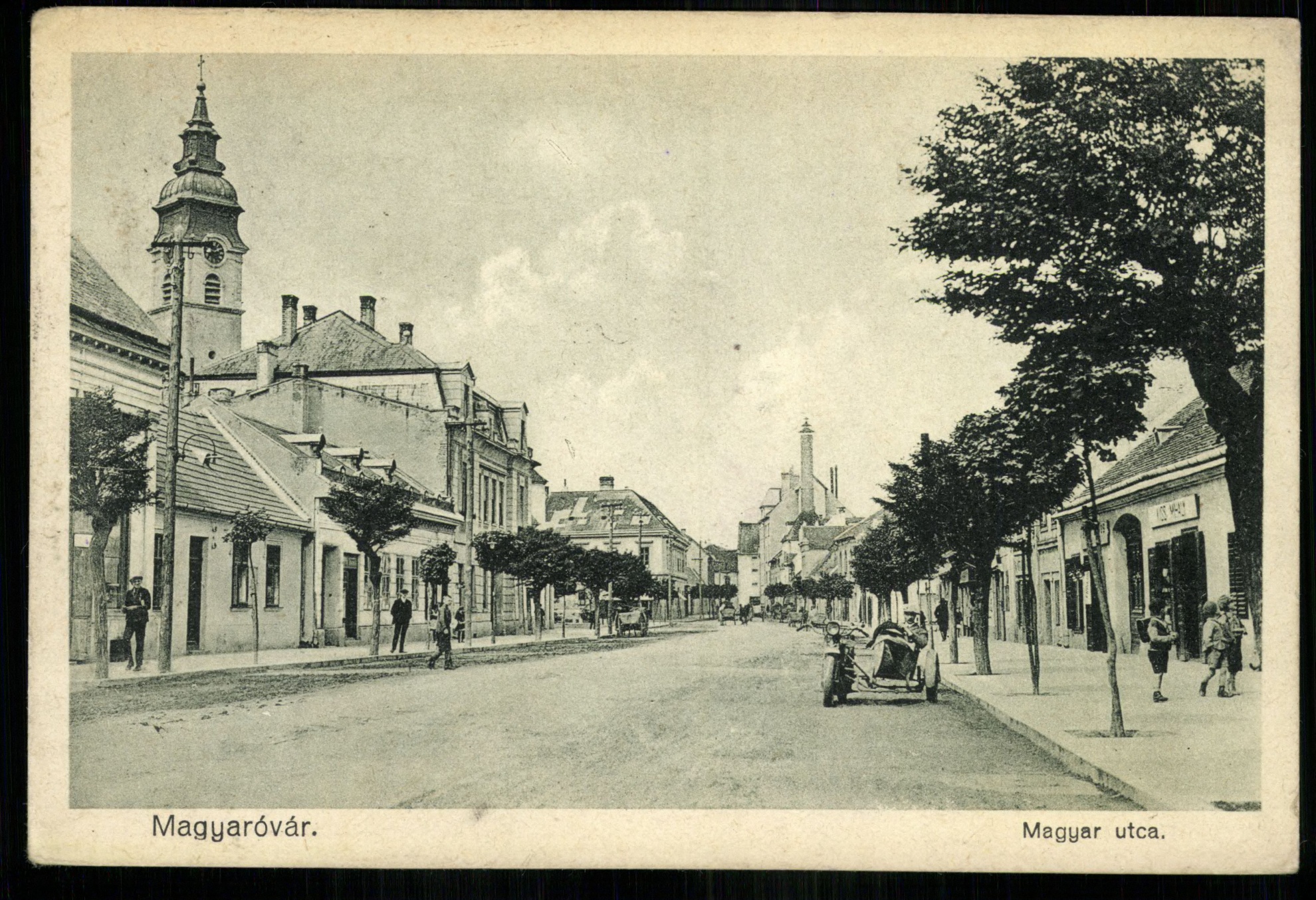Magyaróvár; Magyar utca (Magyar Kereskedelmi és Vendéglátóipari Múzeum CC BY-NC-ND)