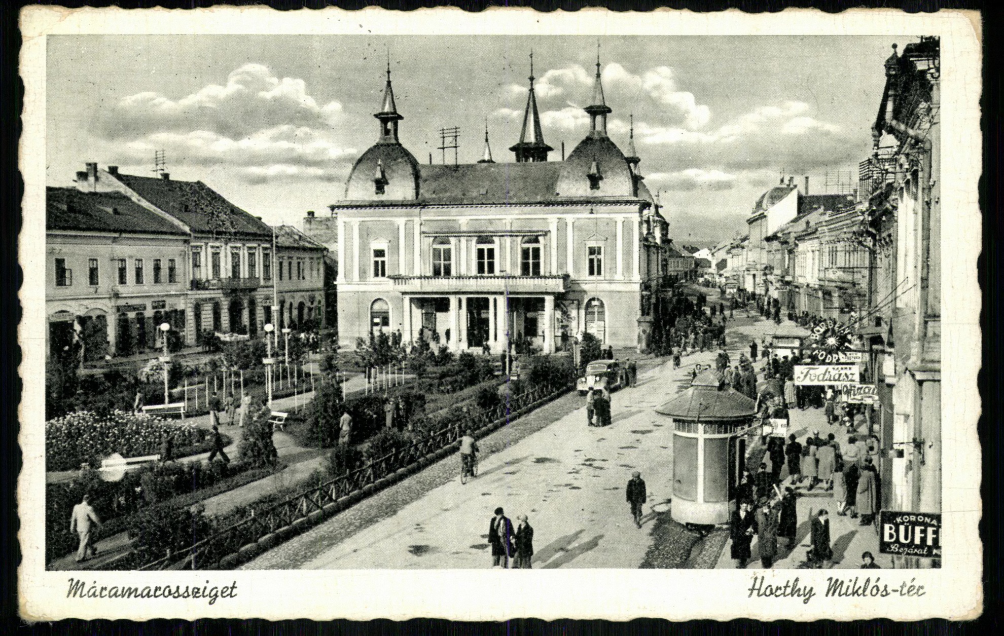 Máramarossziget; Horthy Miklós tér (Magyar Kereskedelmi és Vendéglátóipari Múzeum CC BY-NC-ND)