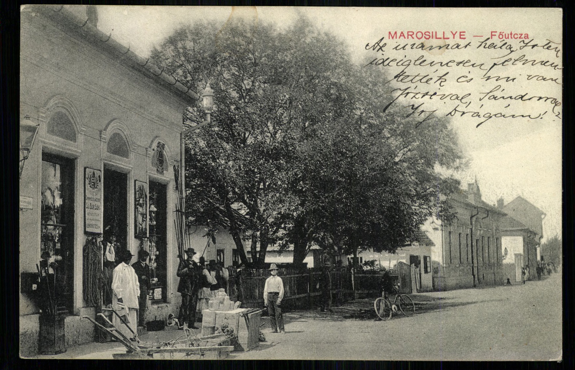 Marosillya; Fő utca (Magyar Kereskedelmi és Vendéglátóipari Múzeum CC BY-NC-ND)