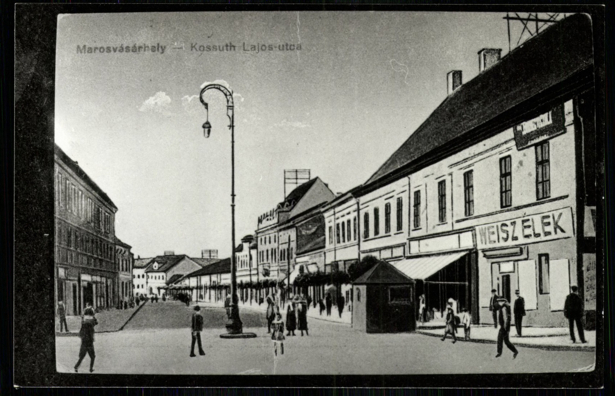Marosvásárhely; Kossuth Lajos utca (Magyar Kereskedelmi és Vendéglátóipari Múzeum CC BY-NC-ND)