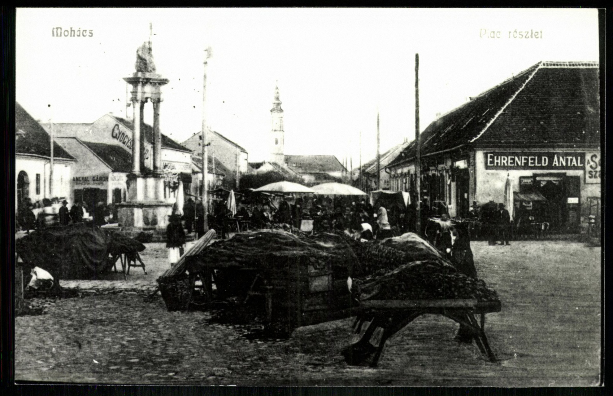 Mohács; Piacrészlet (Magyar Kereskedelmi és Vendéglátóipari Múzeum CC BY-NC-ND)