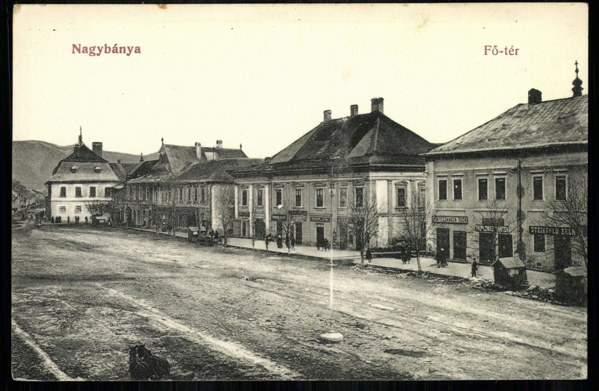 Nagybánya; Fő tér (Magyar Kereskedelmi és Vendéglátóipari Múzeum CC BY-NC-ND)