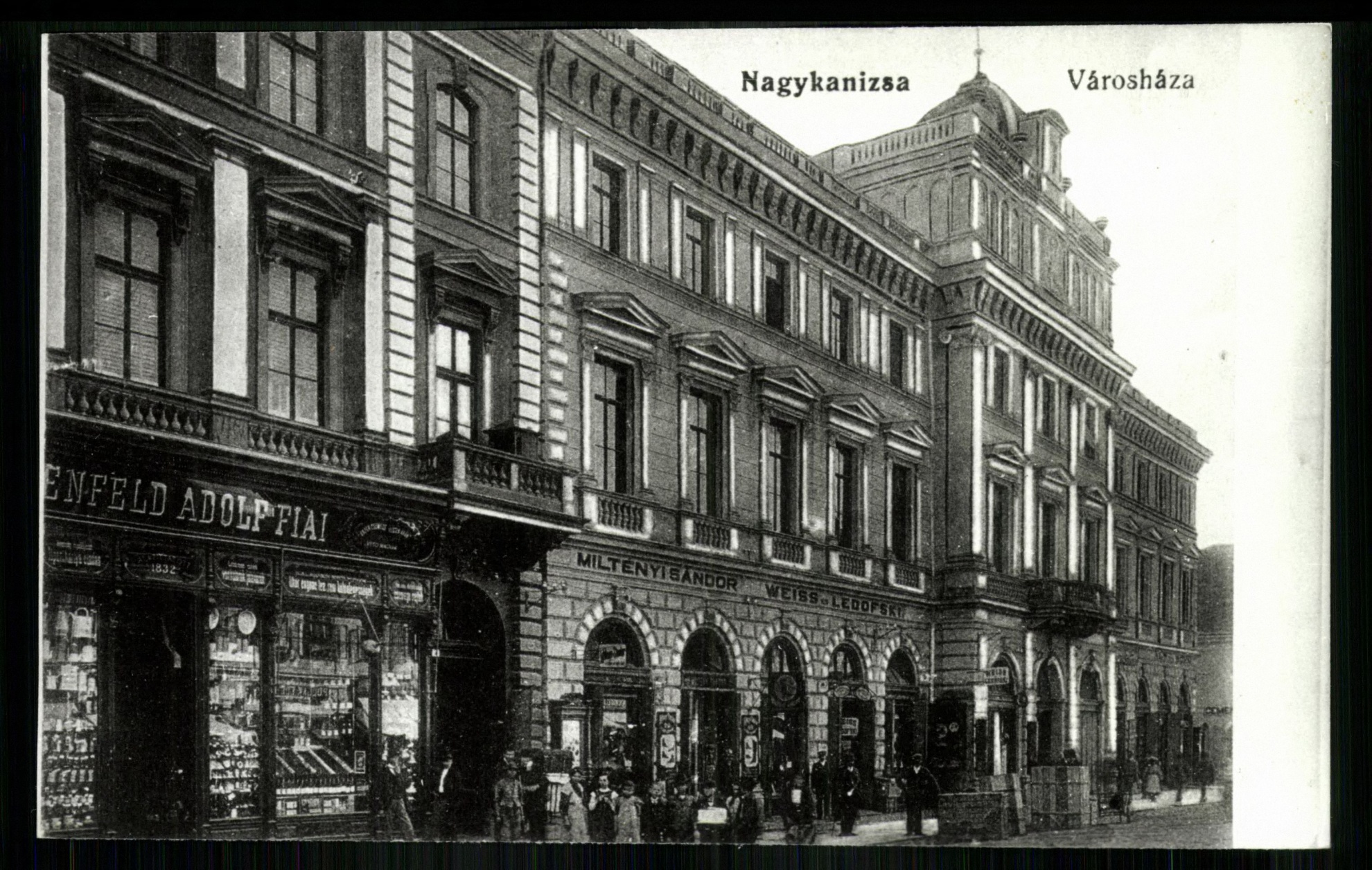 Nagykanizsa; Városháza (Magyar Kereskedelmi és Vendéglátóipari Múzeum CC BY-NC-ND)