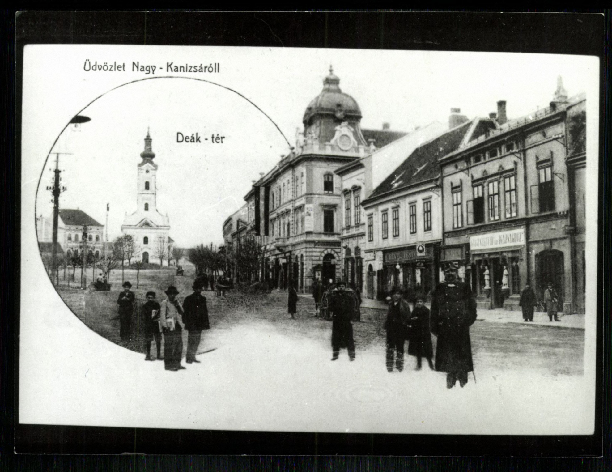 Nagykanizsa; Deák tér (Magyar Kereskedelmi és Vendéglátóipari Múzeum CC BY-NC-ND)