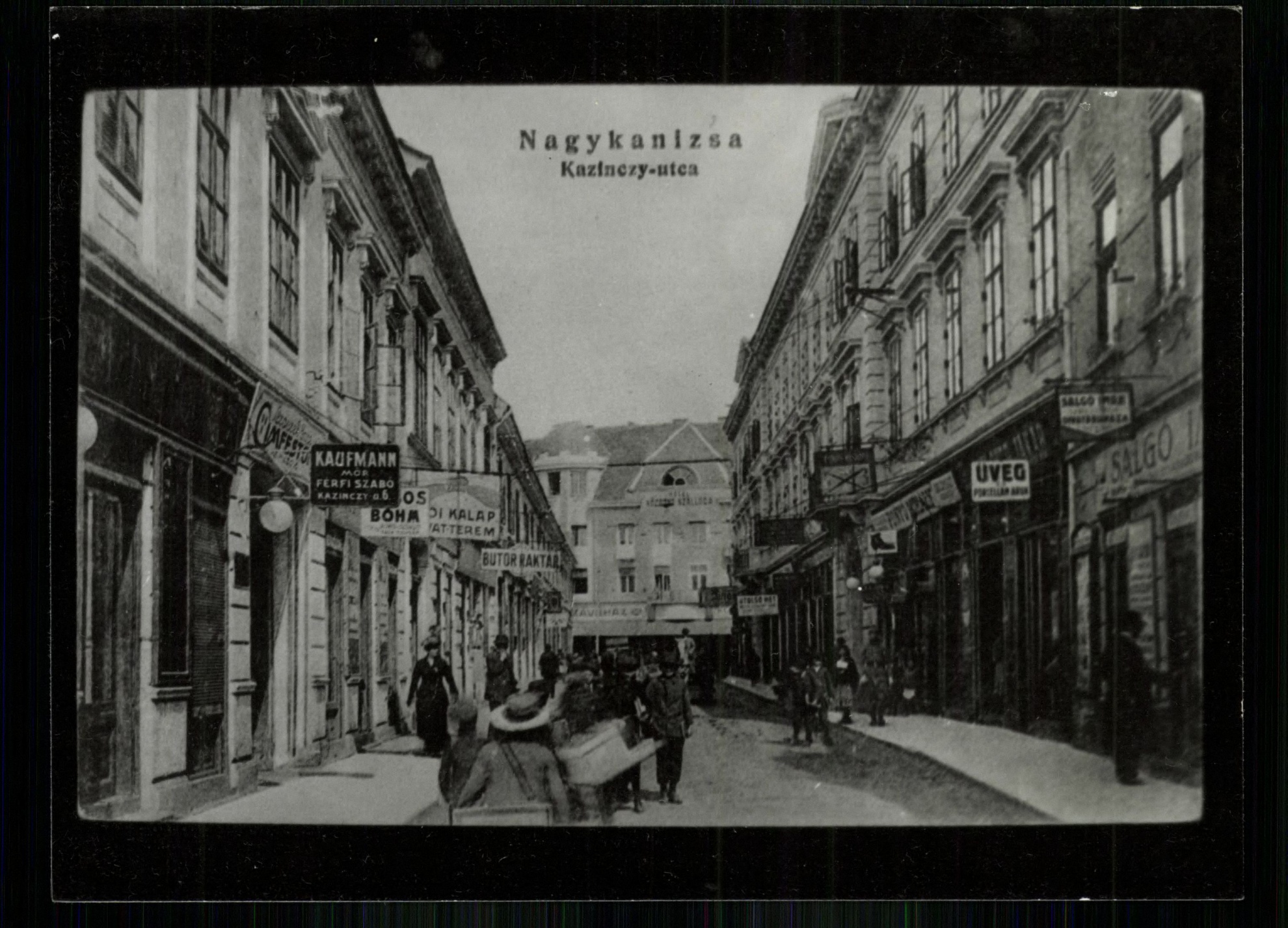 Nagykanizsa; Kazinczy utca (Magyar Kereskedelmi és Vendéglátóipari Múzeum CC BY-NC-ND)
