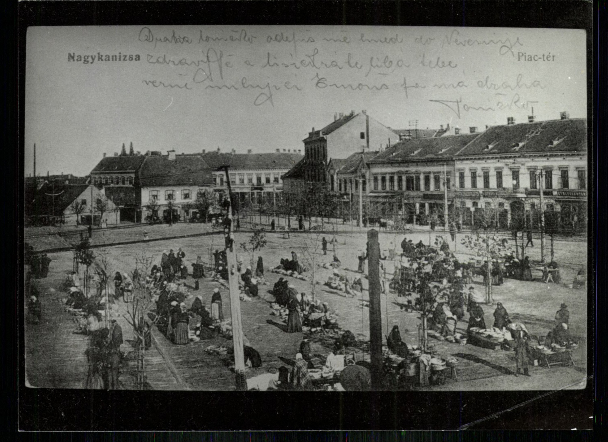 Nagykanizsa; Piac tér (Magyar Kereskedelmi és Vendéglátóipari Múzeum CC BY-NC-ND)