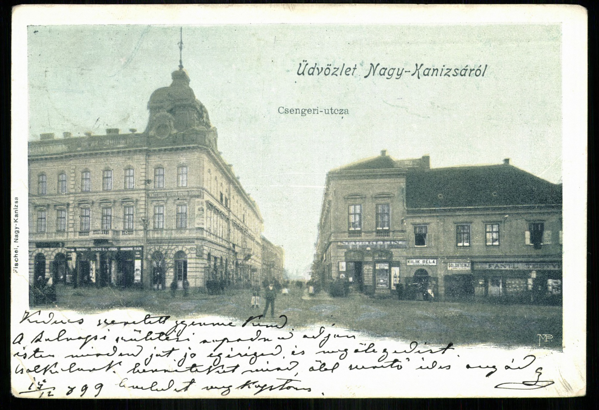 Nagykanizsa; Csengeri utca (Magyar Kereskedelmi és Vendéglátóipari Múzeum CC BY-NC-ND)