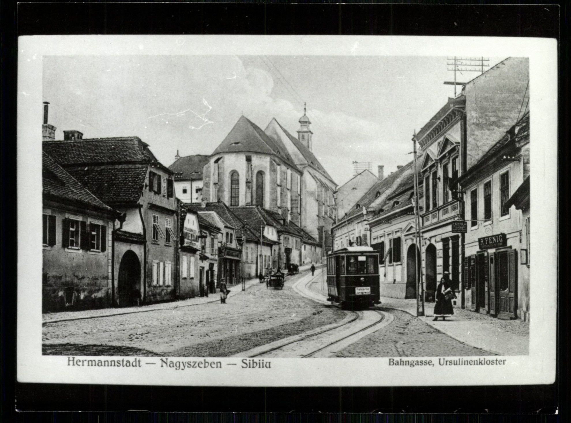 Nagyszeben; Bahngasse, Ursulinenkloster (Magyar Kereskedelmi és Vendéglátóipari Múzeum CC BY-NC-ND)