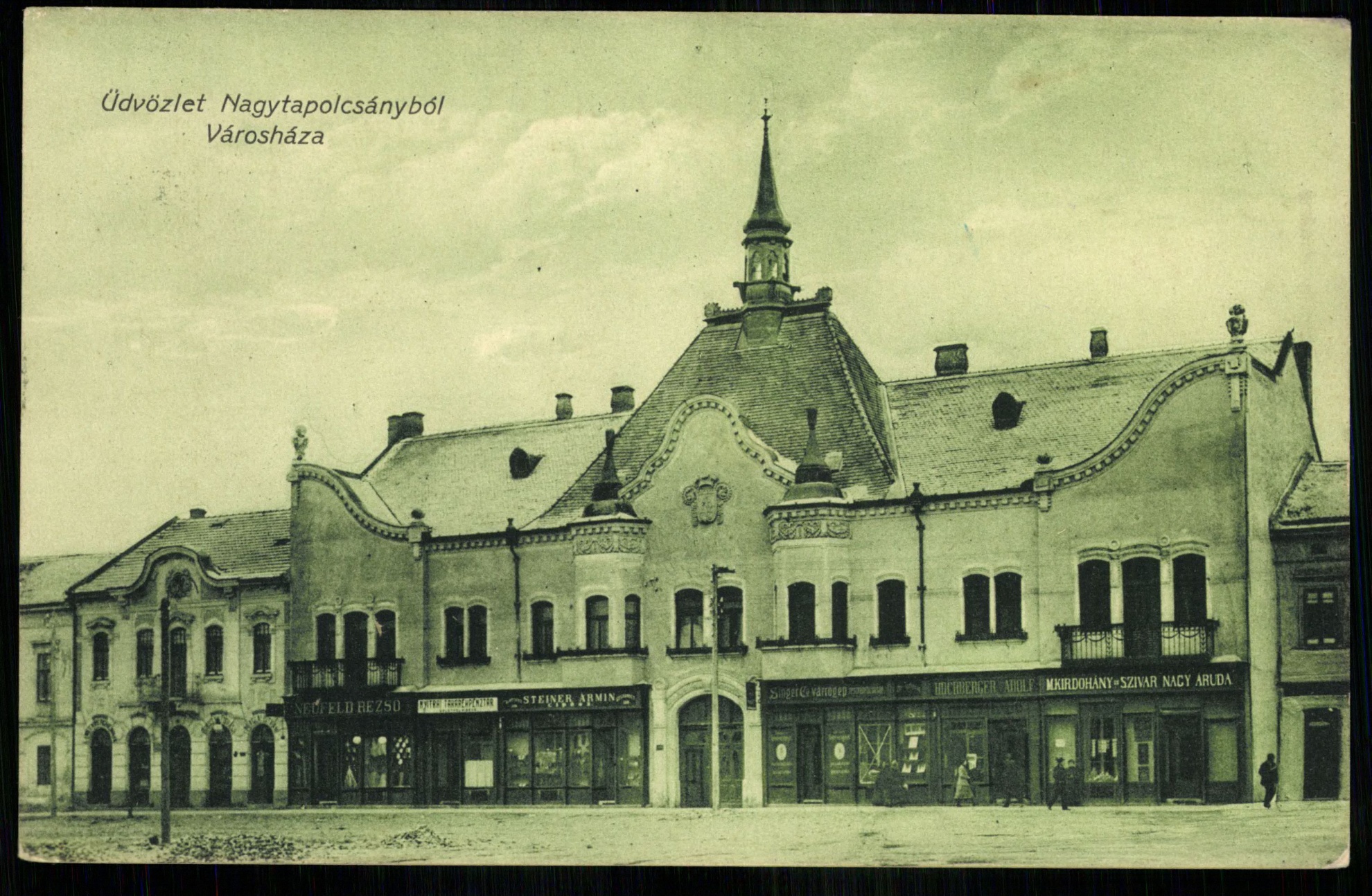 Nagytapolcsány; Városháza (Magyar Kereskedelmi és Vendéglátóipari Múzeum CC BY-NC-ND)