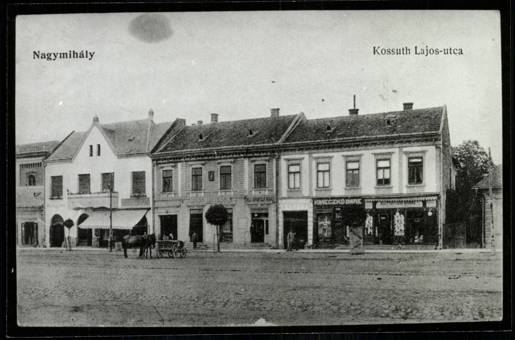 Nagymihály; Kossuth Lajos utca (Magyar Kereskedelmi és Vendéglátóipari Múzeum CC BY-NC-ND)