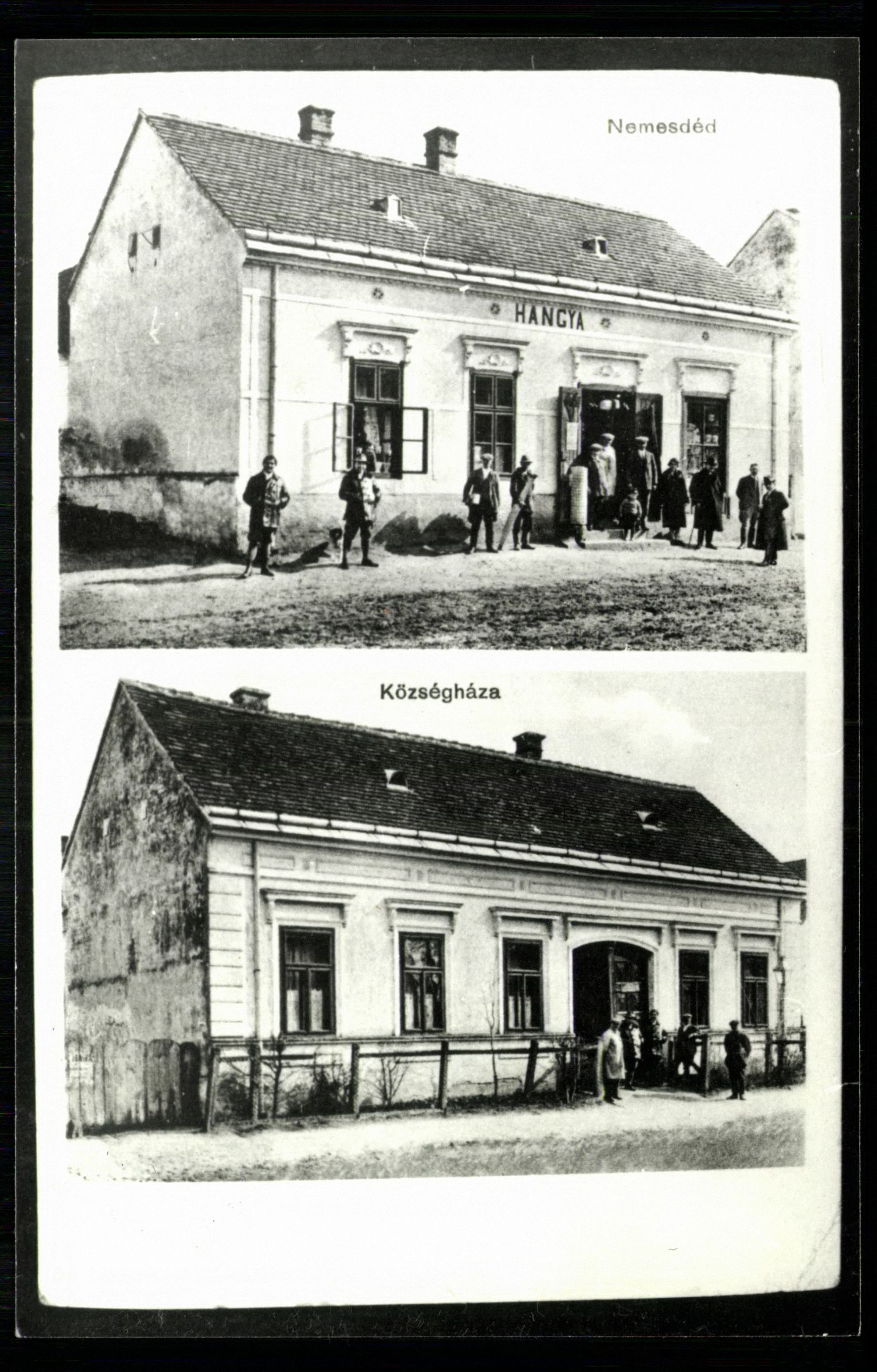 Nemesdéd; Hangya; Községháza (Magyar Kereskedelmi és Vendéglátóipari Múzeum CC BY-NC-ND)