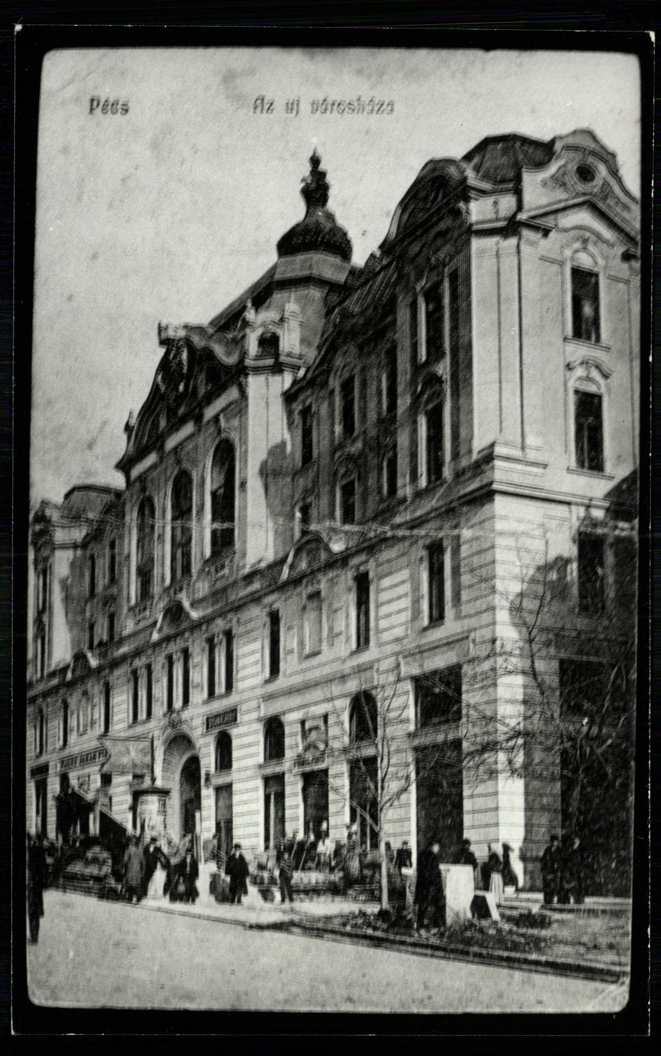 Pécs; Az új Városháza (Magyar Kereskedelmi és Vendéglátóipari Múzeum CC BY-NC-ND)