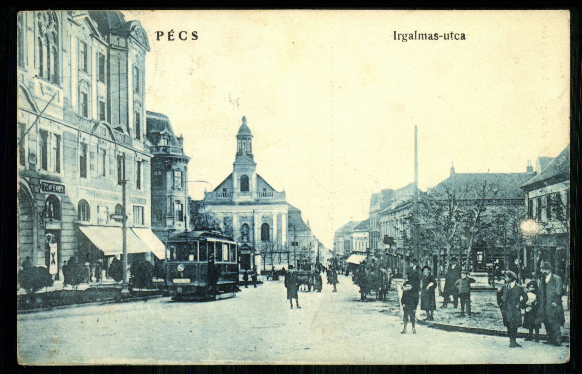 Pécs; Irgalmas utca (Magyar Kereskedelmi és Vendéglátóipari Múzeum CC BY-NC-ND)